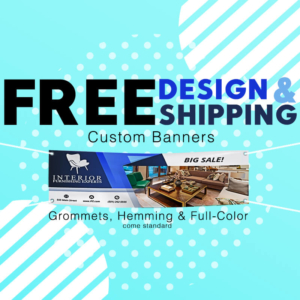 Free shipping on banners
