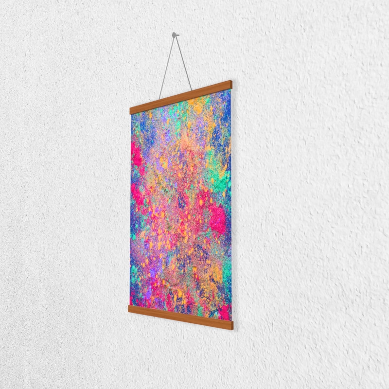 Hanging Wood Open Framed Canvas