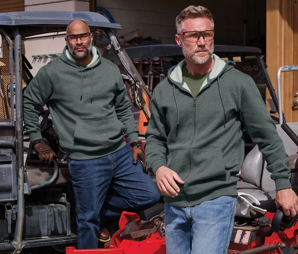 Custom fleece for a construction crew