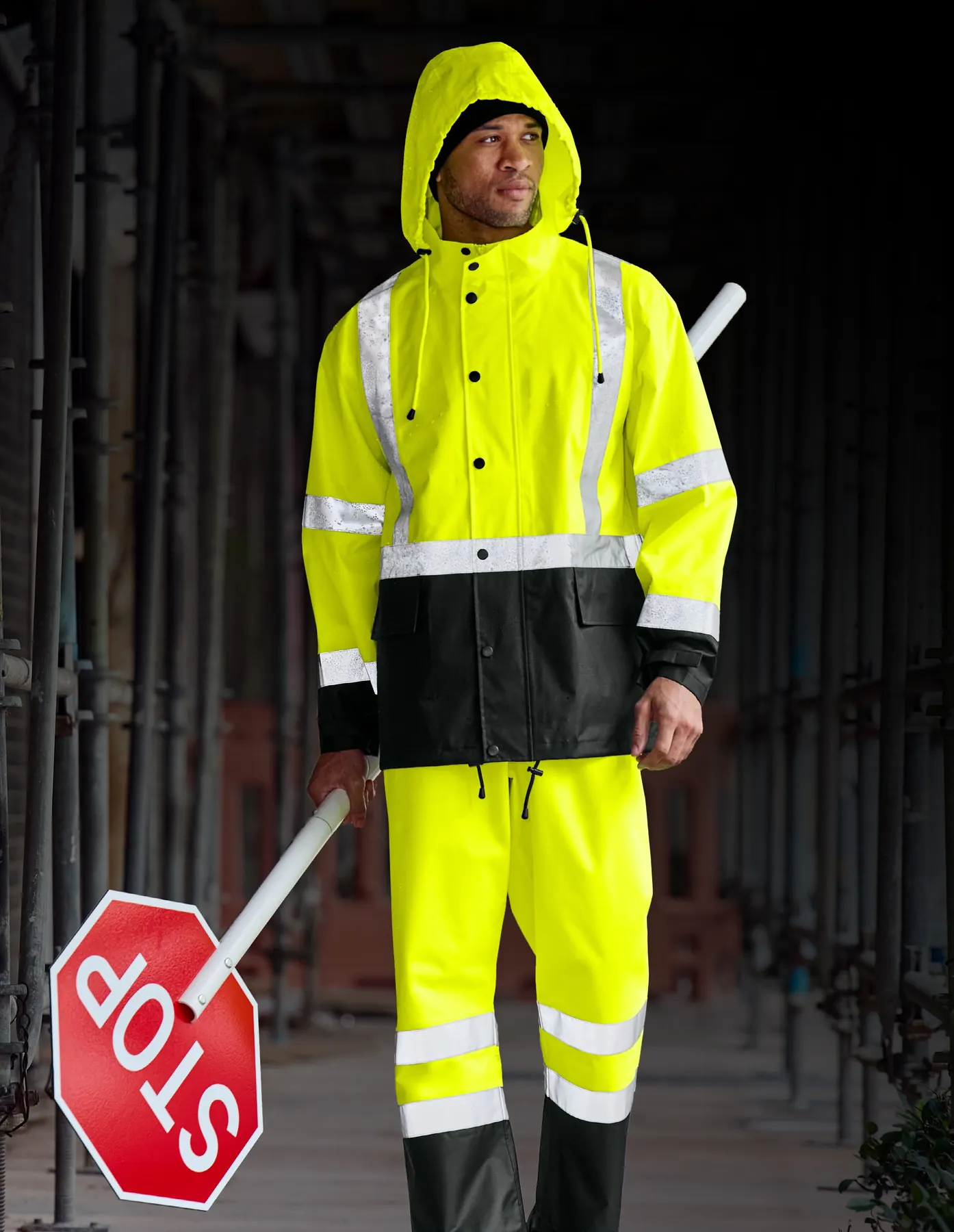 Custom jackets for a road or utility crew