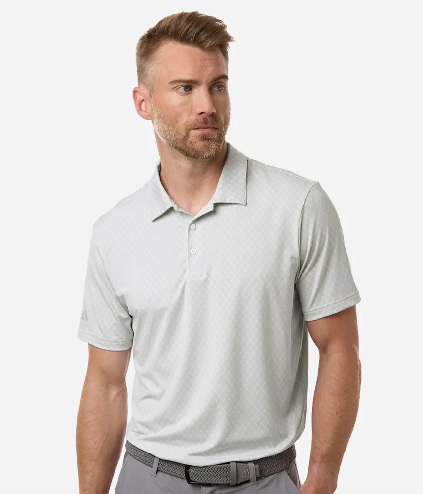 Adidas Men's 4-Way Stretch Printed Polo