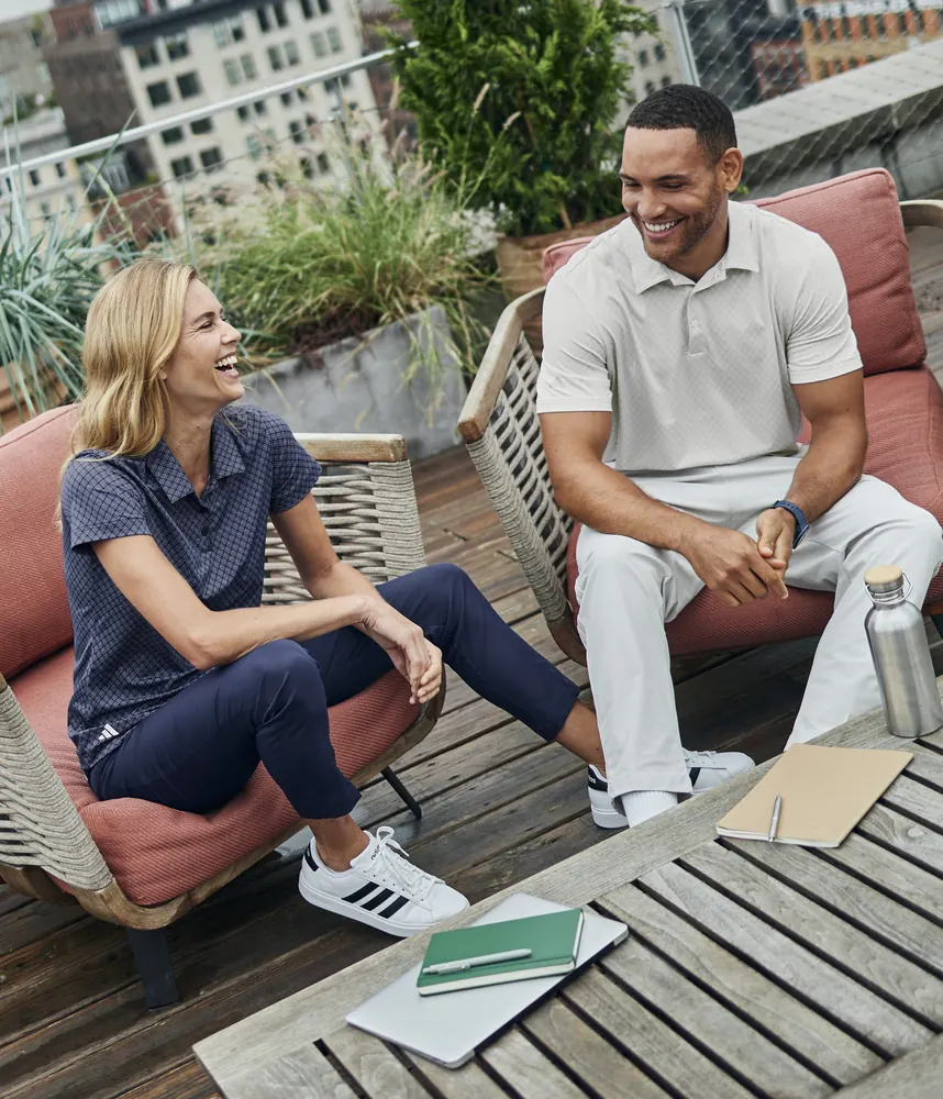 Custom polos for a corporate team