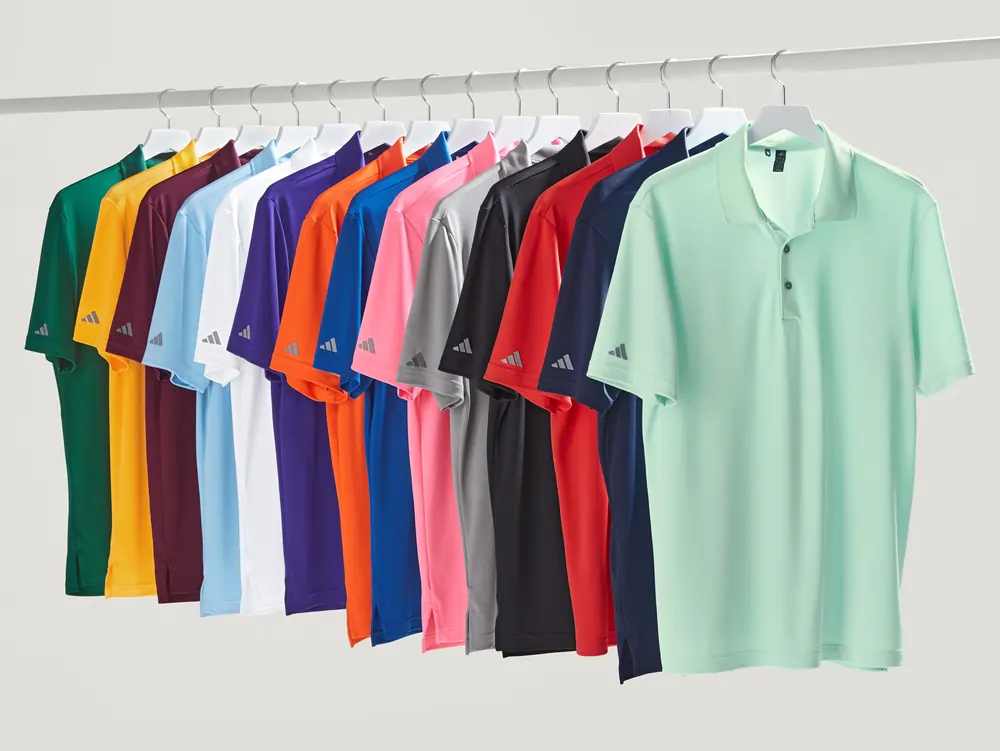 Custom polos for a crew where everyone gets the same shirt