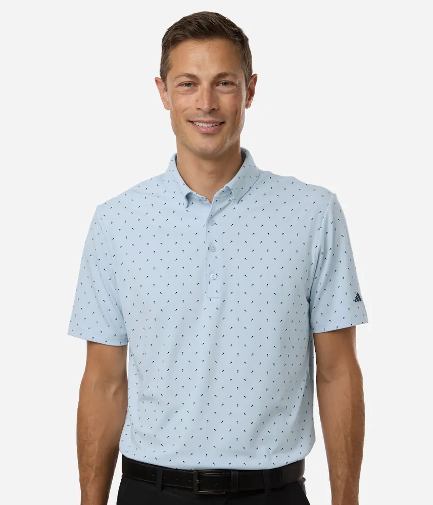 Adidas Men's Ultimate365 Micro Print Polo