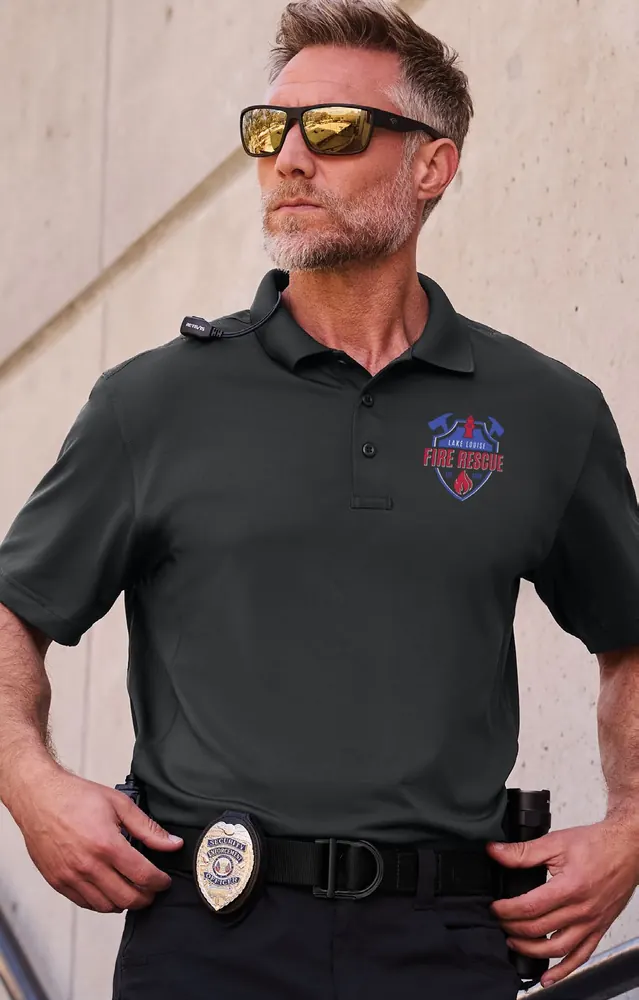 Custom polos for a police or security department
