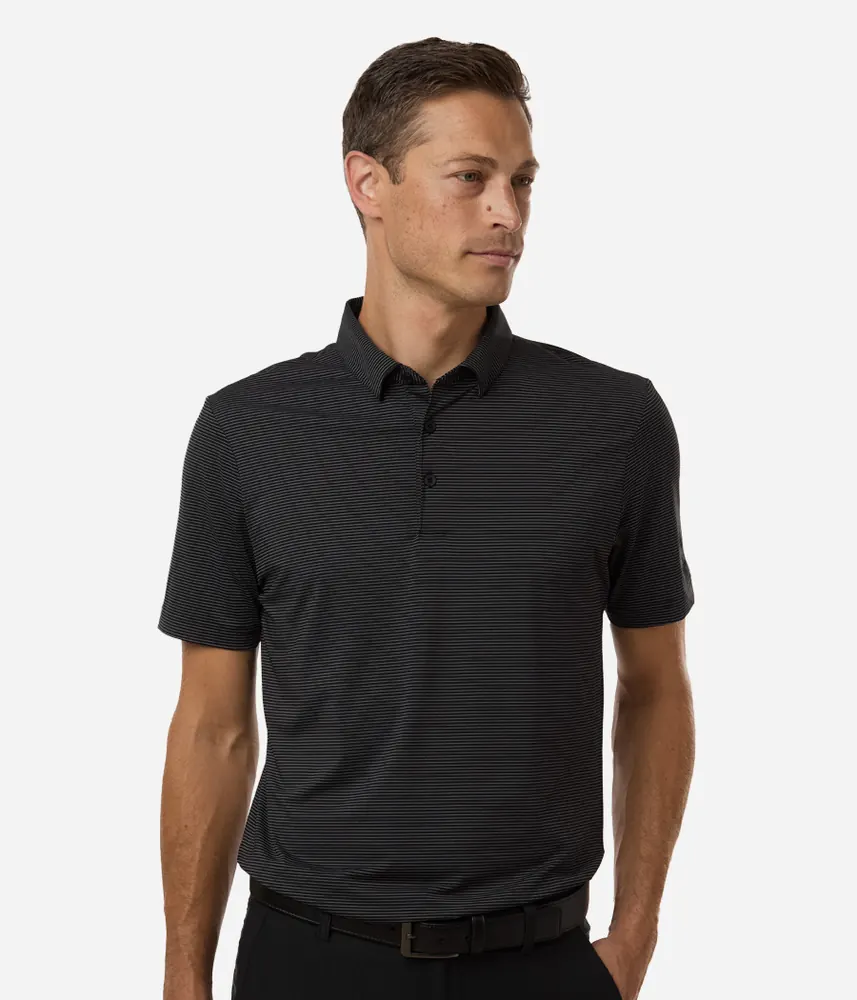 Adidas Men's Ultimate365 Pencil Stripe Climacool Polo