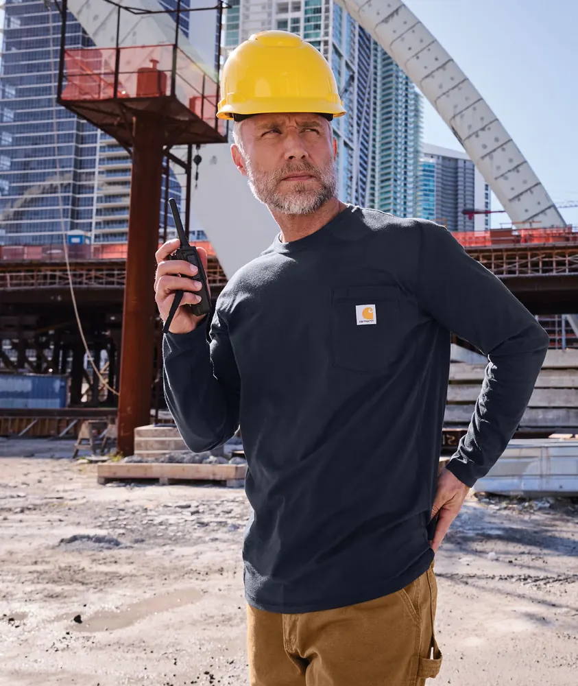 Custom work shirts for a construction crew