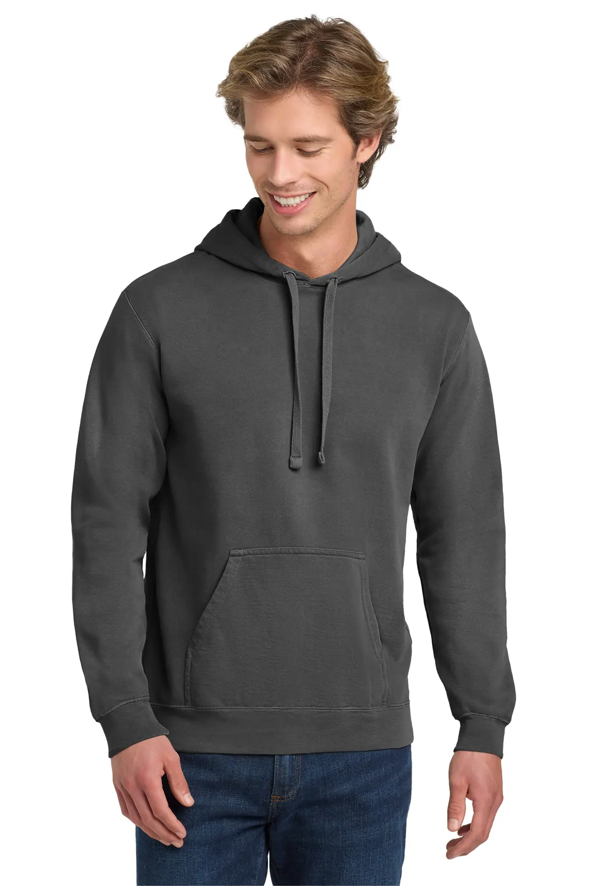 Comfort Colors COMFORT COLORS Ring Spun Hooded Sweatshirt. in Pepper