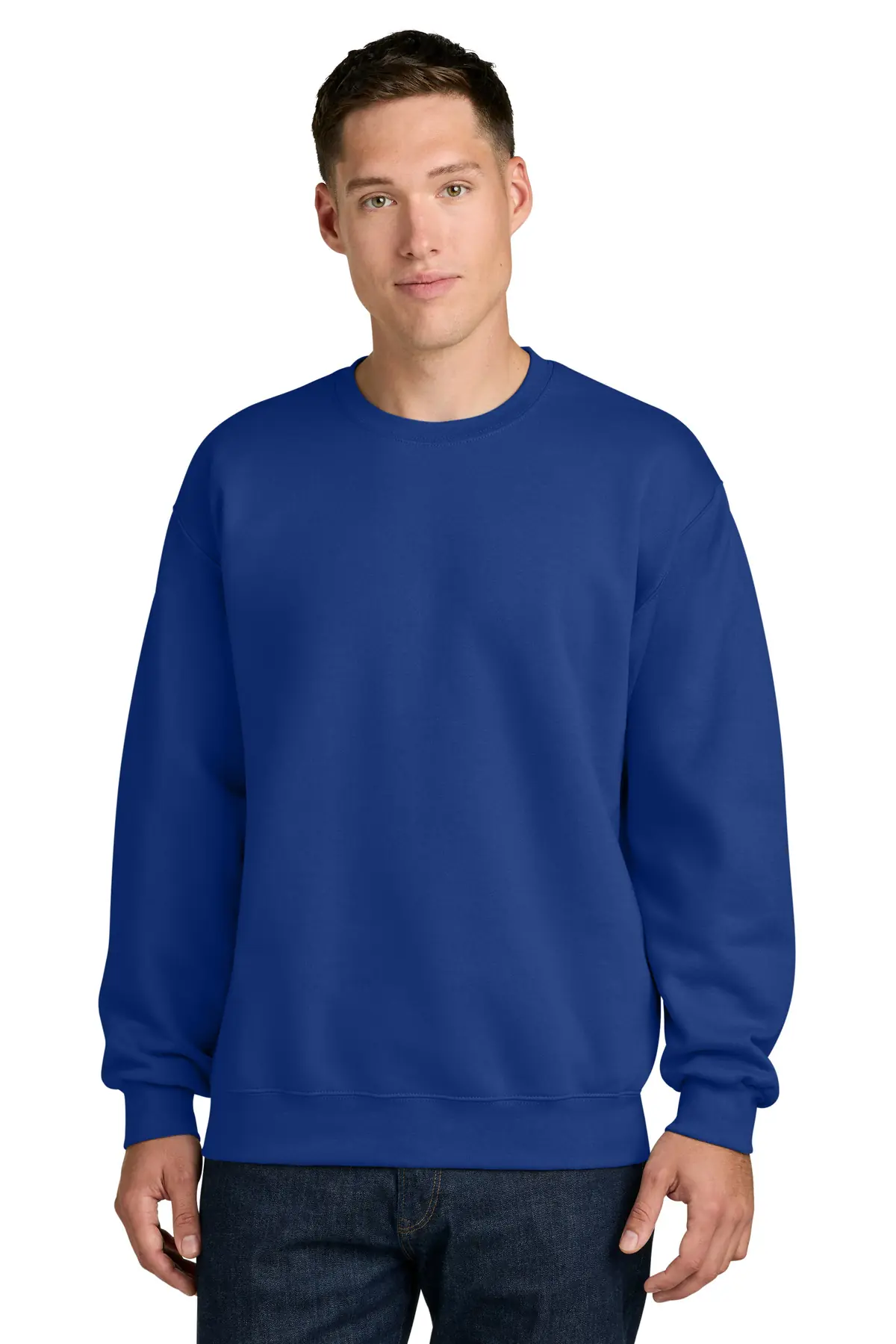 Gildan Hammer Maxweight Crewneck Sweatshirt in Deep Royal