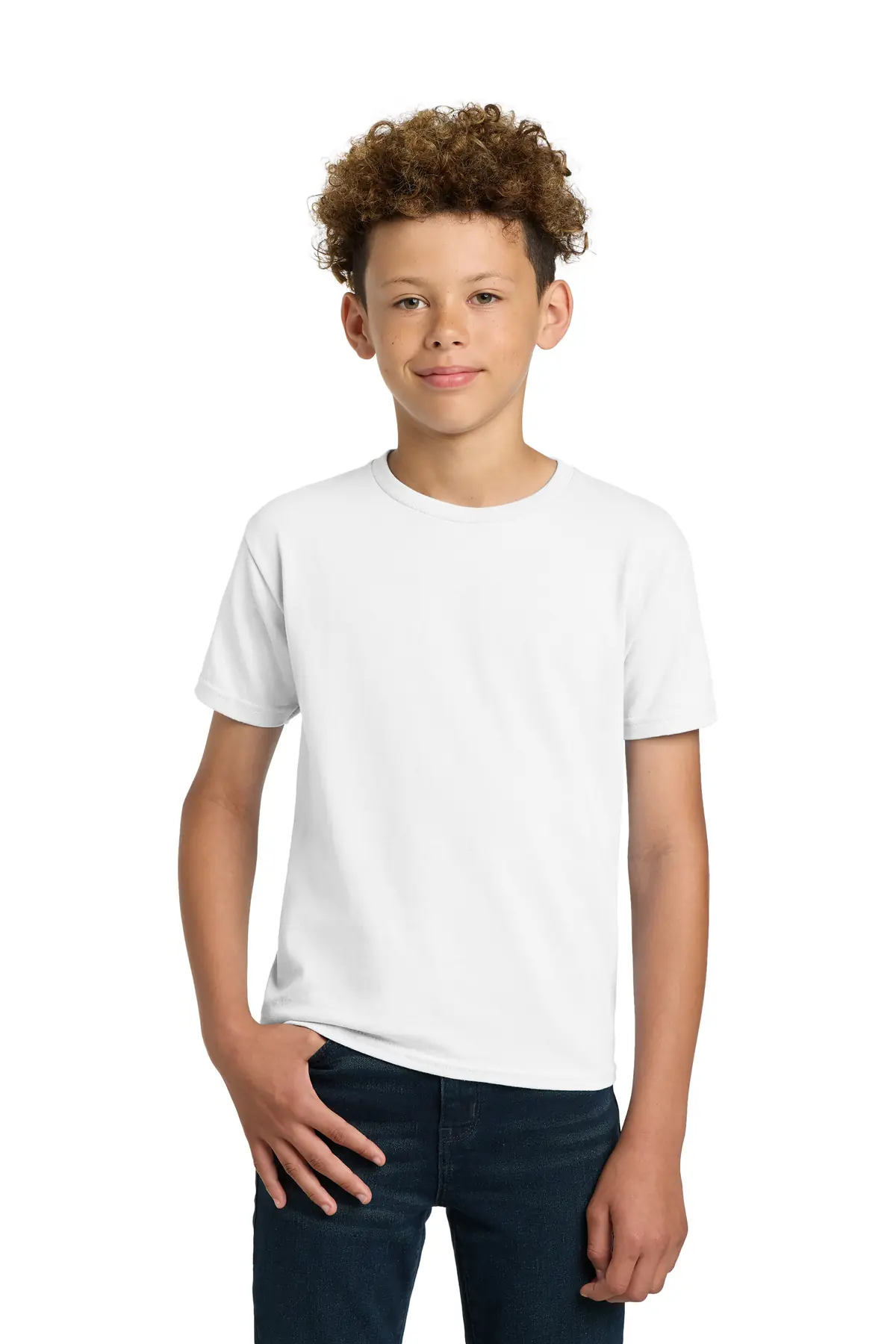 Gildan - Youth Ultra Cotton100% US Cotton T-Shirt. in White