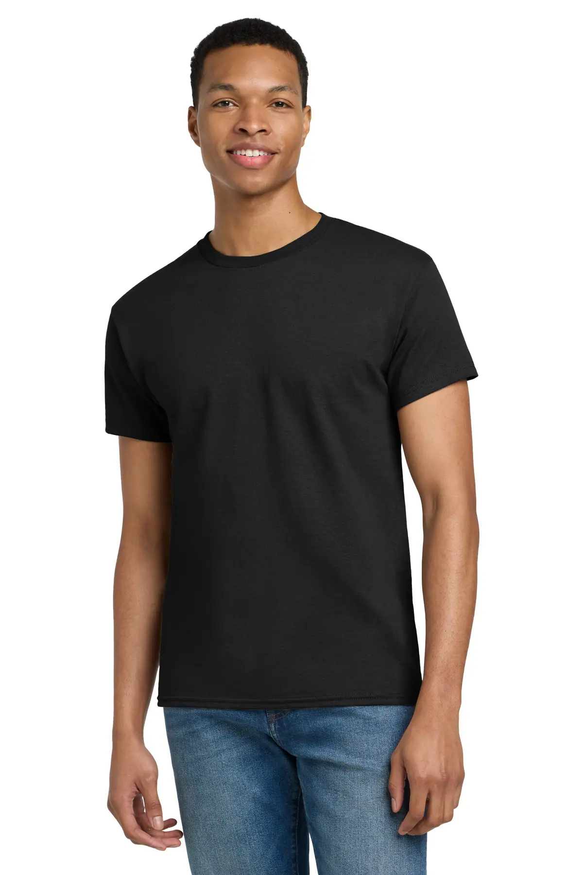 Gildan Tall 100% US Cotton T-Shirt in Black