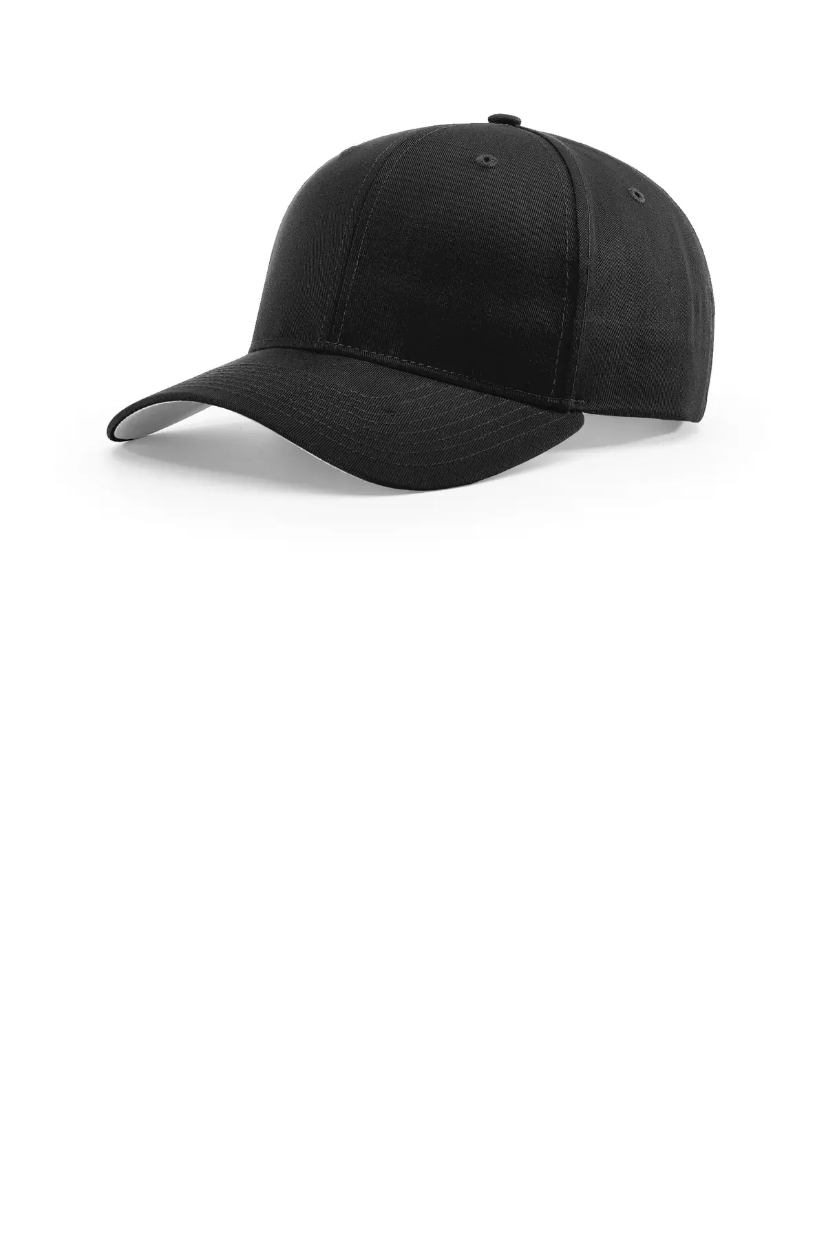 Richardson Pro Twill Snapback in Black