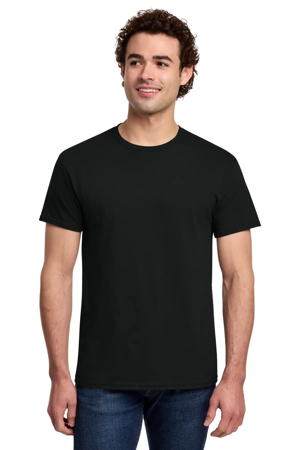 Gildan Light Cotton Tee in Black