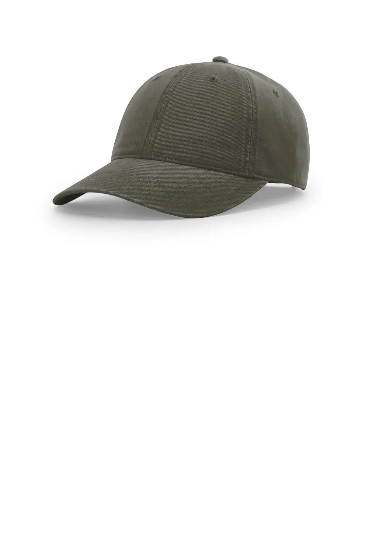 Richardson Peached Cotton Twill in Army Green
