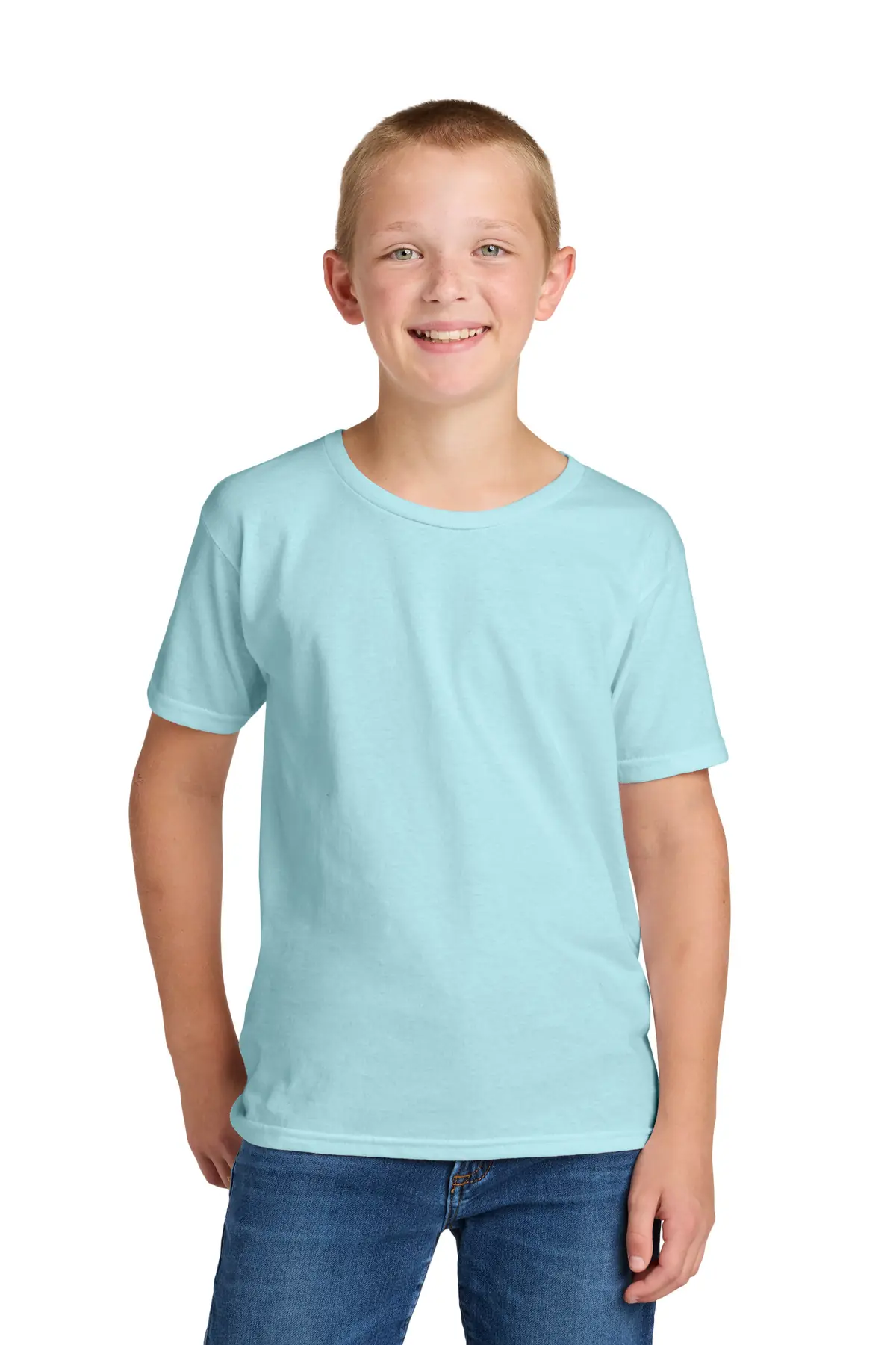 Jerzees Classics Youth Cotton T-Shirt in Breezy Blue
