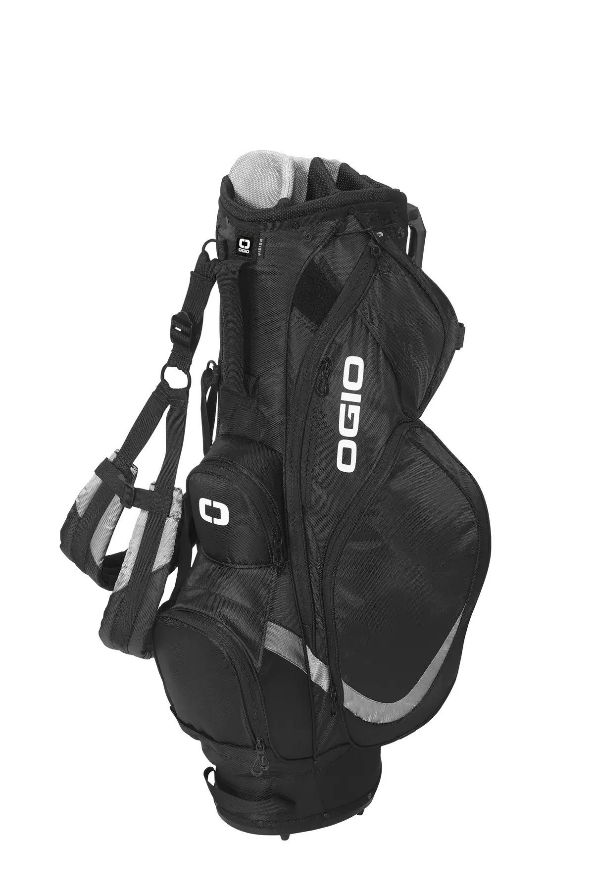 OGIO Vision 2.0 Golf Bag. in Black/ Silver