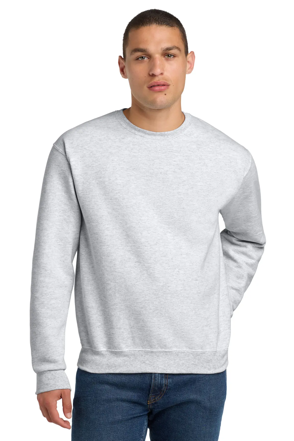 Jerzees Super Sweats NuBlend - Crewneck Sweatshirt. in Ash