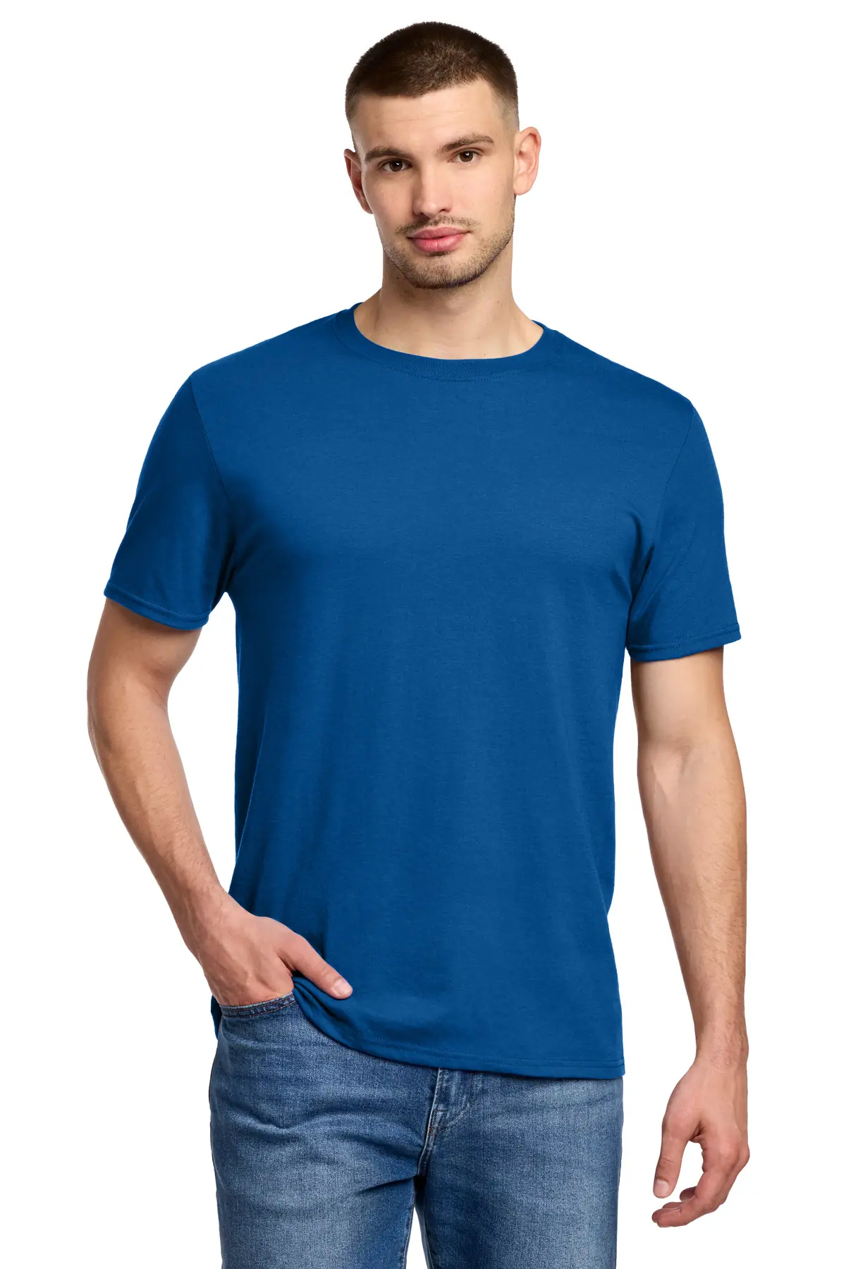 Jerzees Premium Blend Ring Spun T-Shirt in Royal