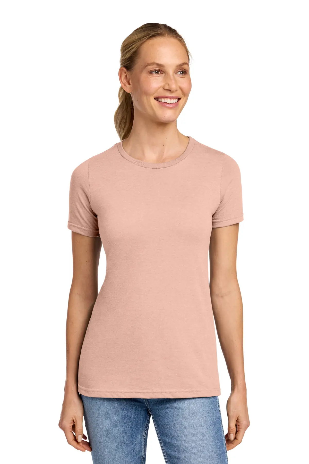 Gildan Softstyle Women's CVC T-Shirt in Dusty Rose