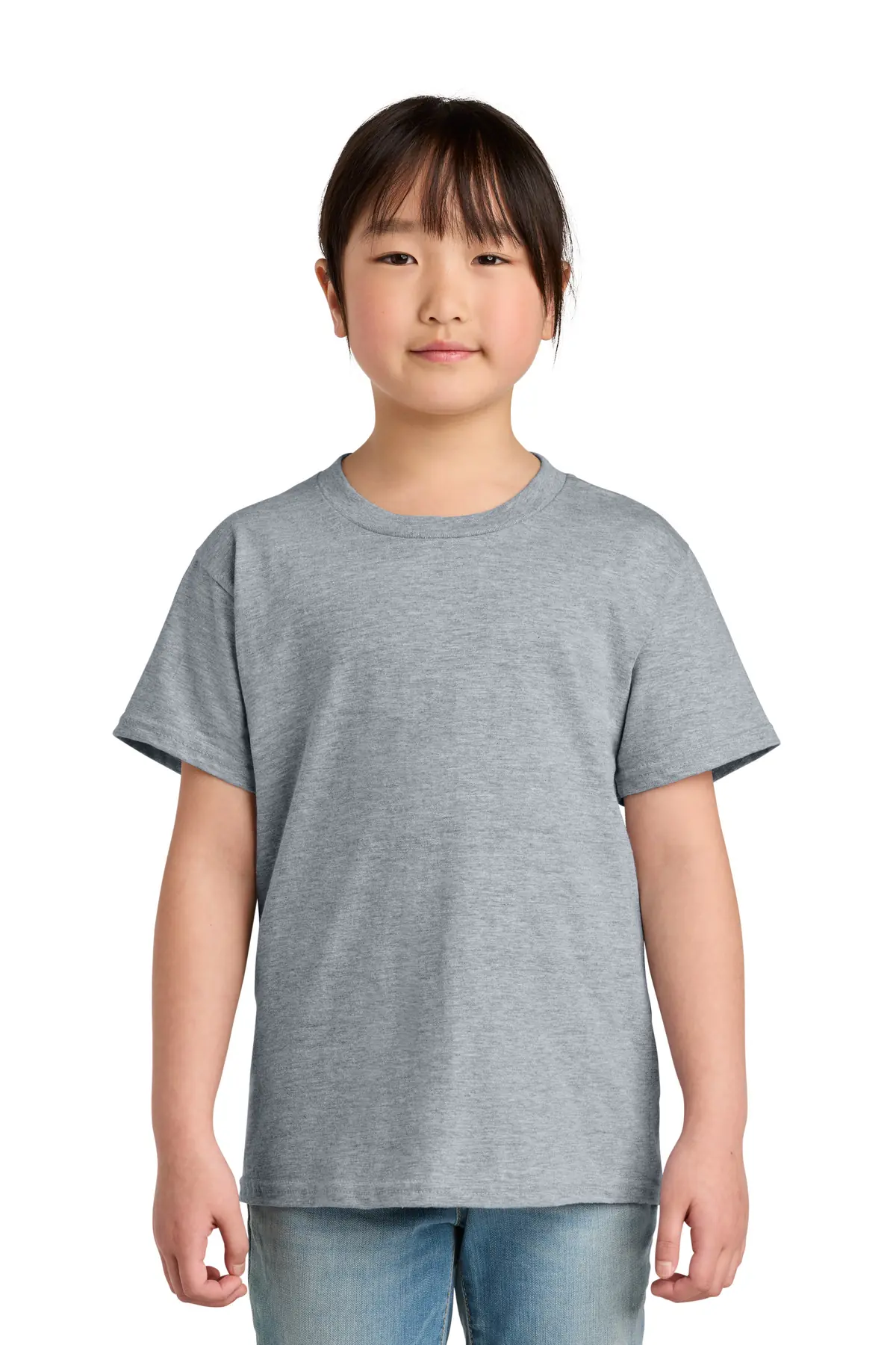 Gildan Youth Softstyle Midweight Tee in Ring Spun Sport Grey