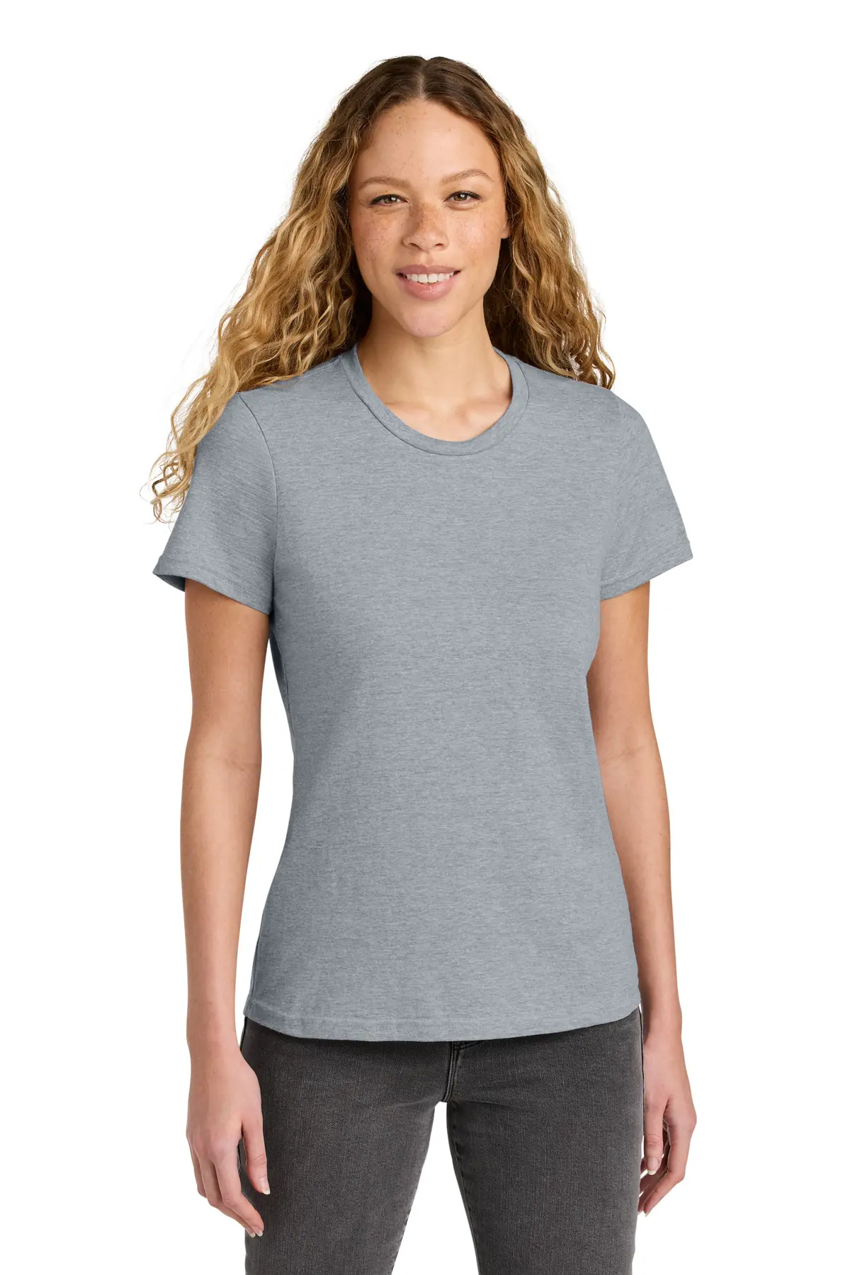 Gildan Women's Softstyle Midweight Tee in Ring Spun Sport Grey