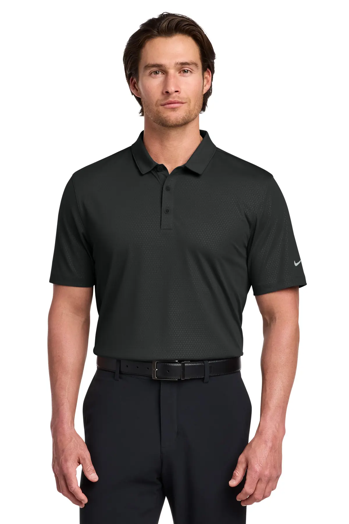 Nike Dri-FIT Embossed Tri-Blade Polo.