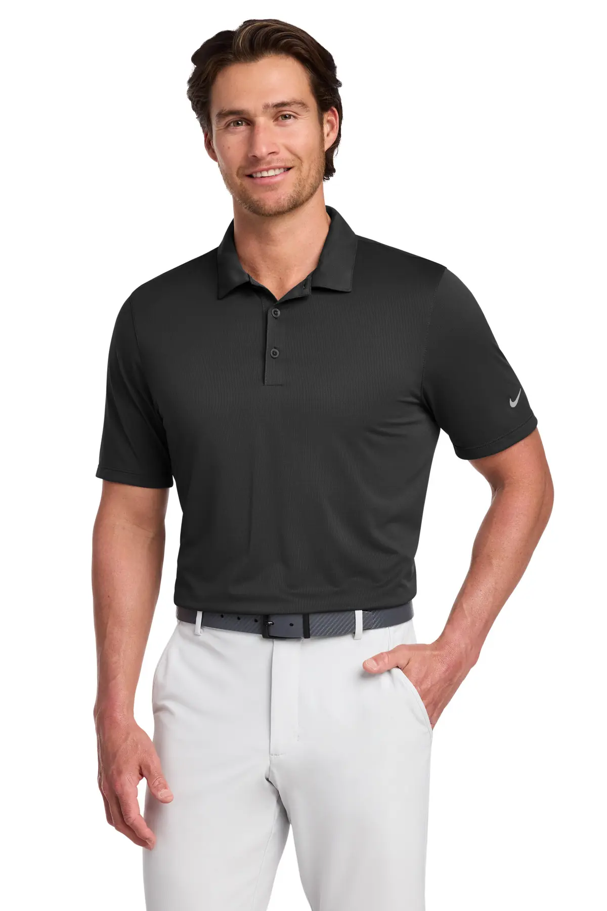 Nike Dri-FIT Legacy Polo. in Black