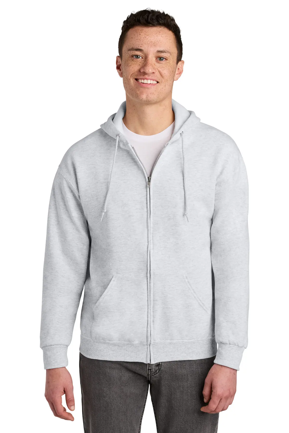 Jerzees - NuBlend Full-Zip Hooded Sweatshirt.