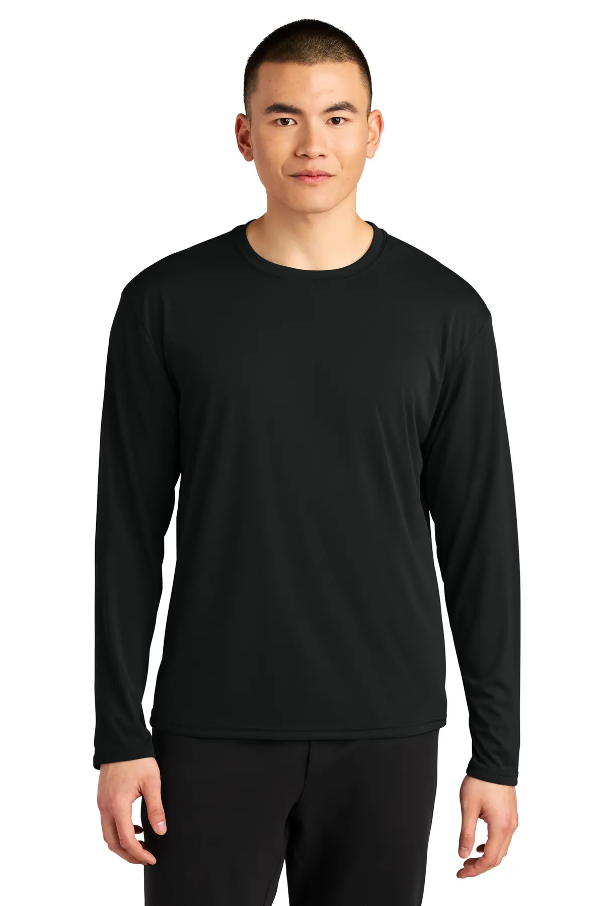 A4 AirFlex Long Sleeve Tee in Black
