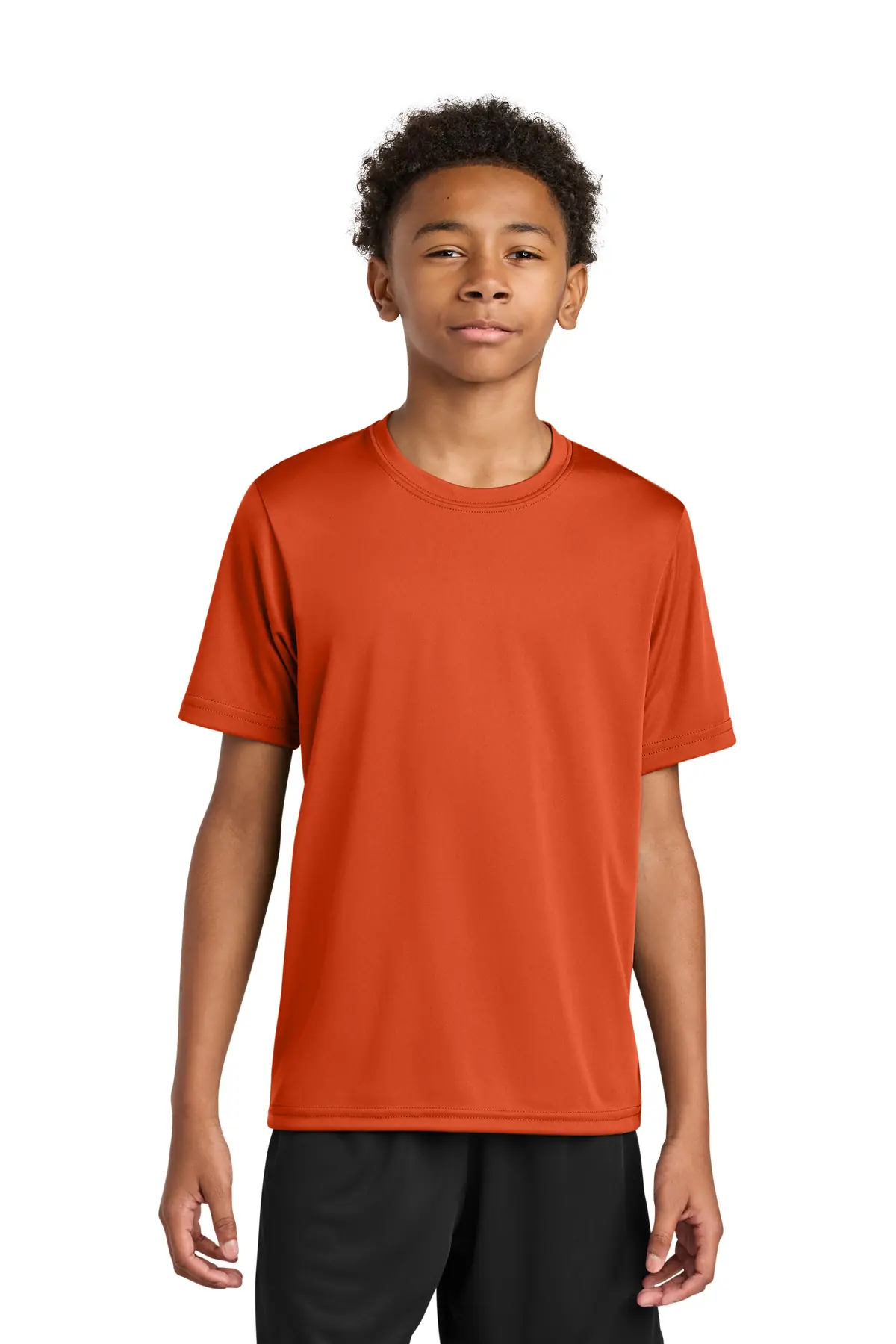 A4 Youth Cooling Performance Short Sleeve Tee in Athletic Orange