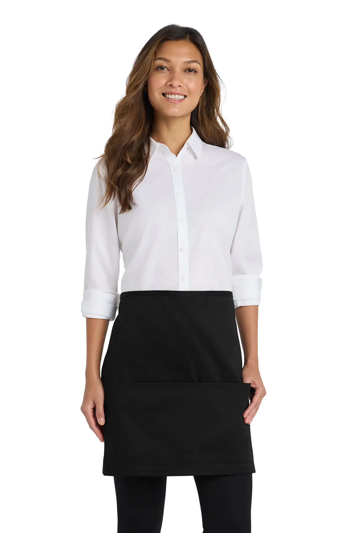 Port Authority Easy Care Half Bistro Apron with Stain Release.