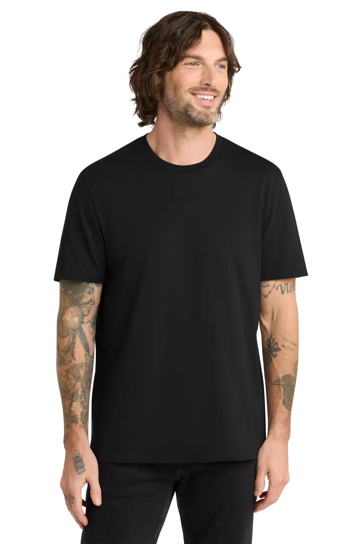 AllMade Allmade Unisex Organic Cotton Tee. in Deep Black