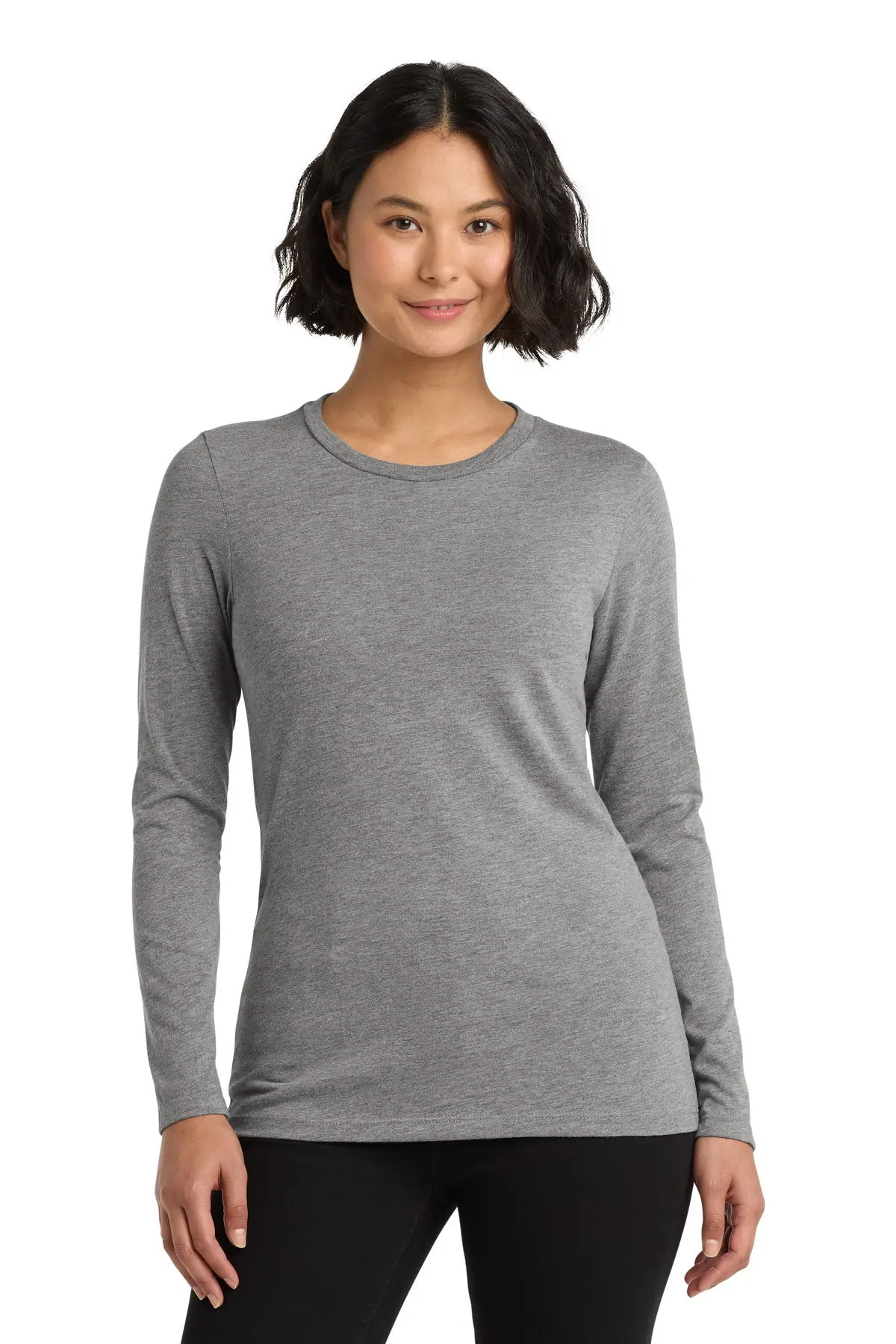 AllMade Allmade Women's Tri-Blend Long Sleeve Tee in Aluminum Grey