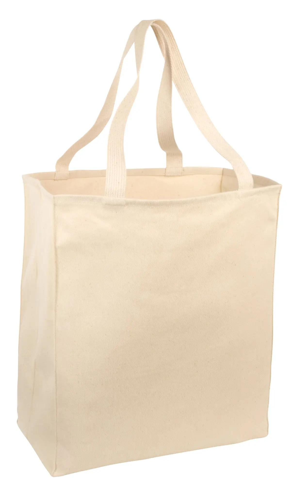 Port Authority Ideal Twill Over-the-Shoulder Grocery Tote. in Natural
