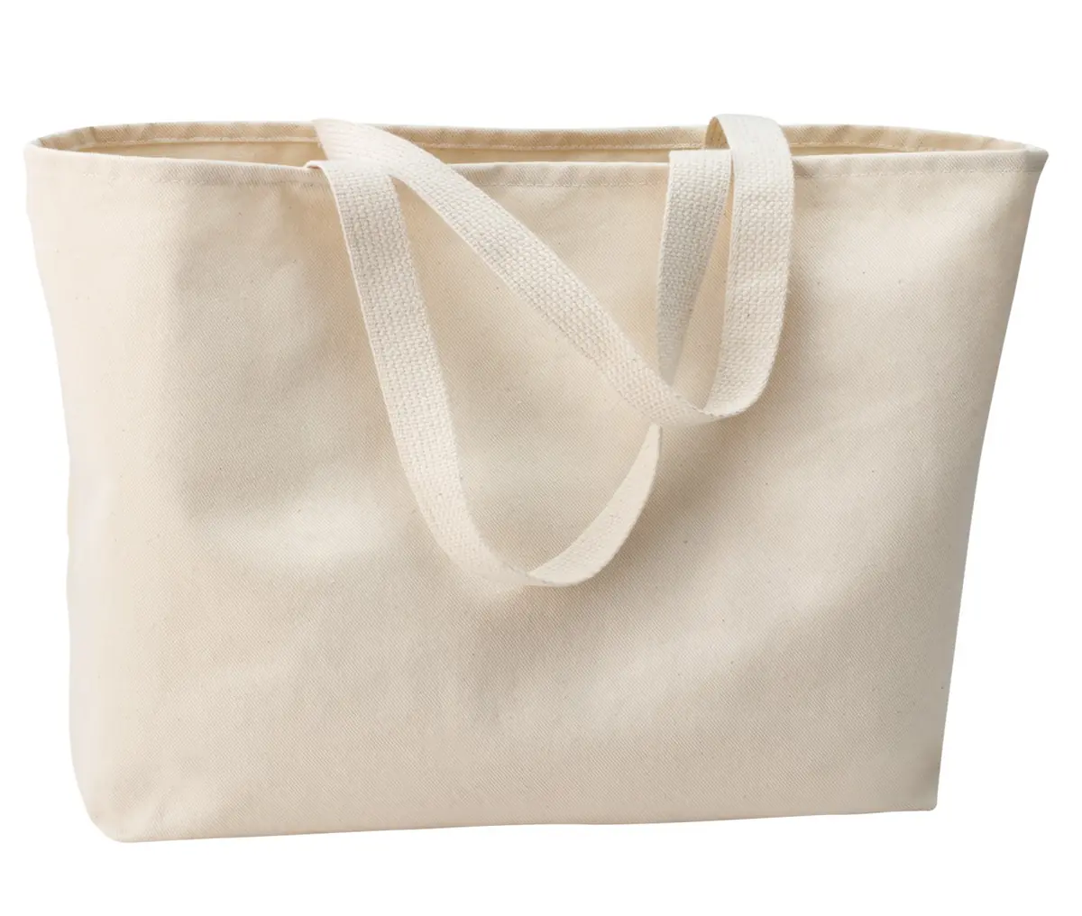 Port Authority - Ideal Twill Jumbo Tote. in Natural
