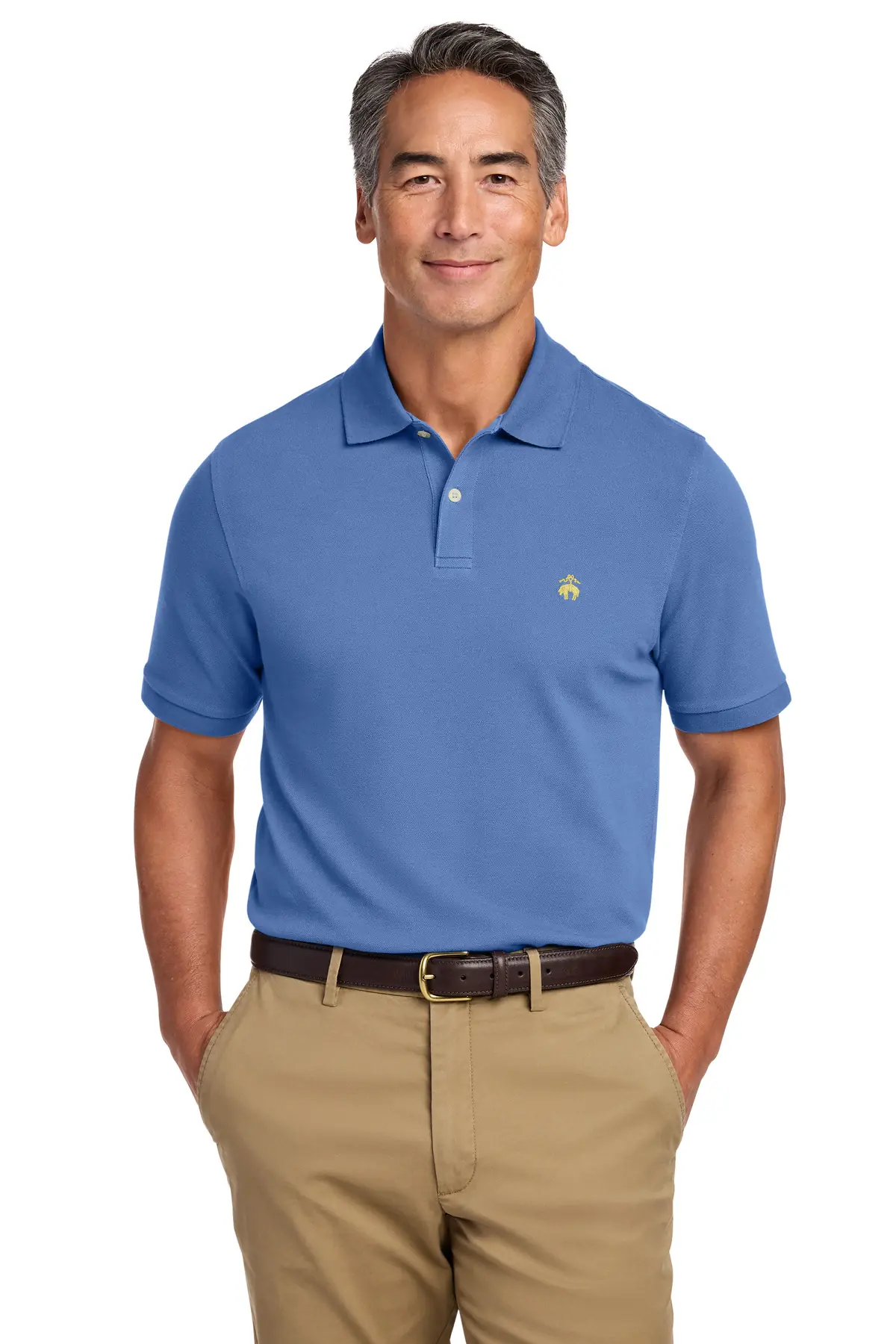 Brooks Brothers Pima Cotton Pique Polo in Charter Blue