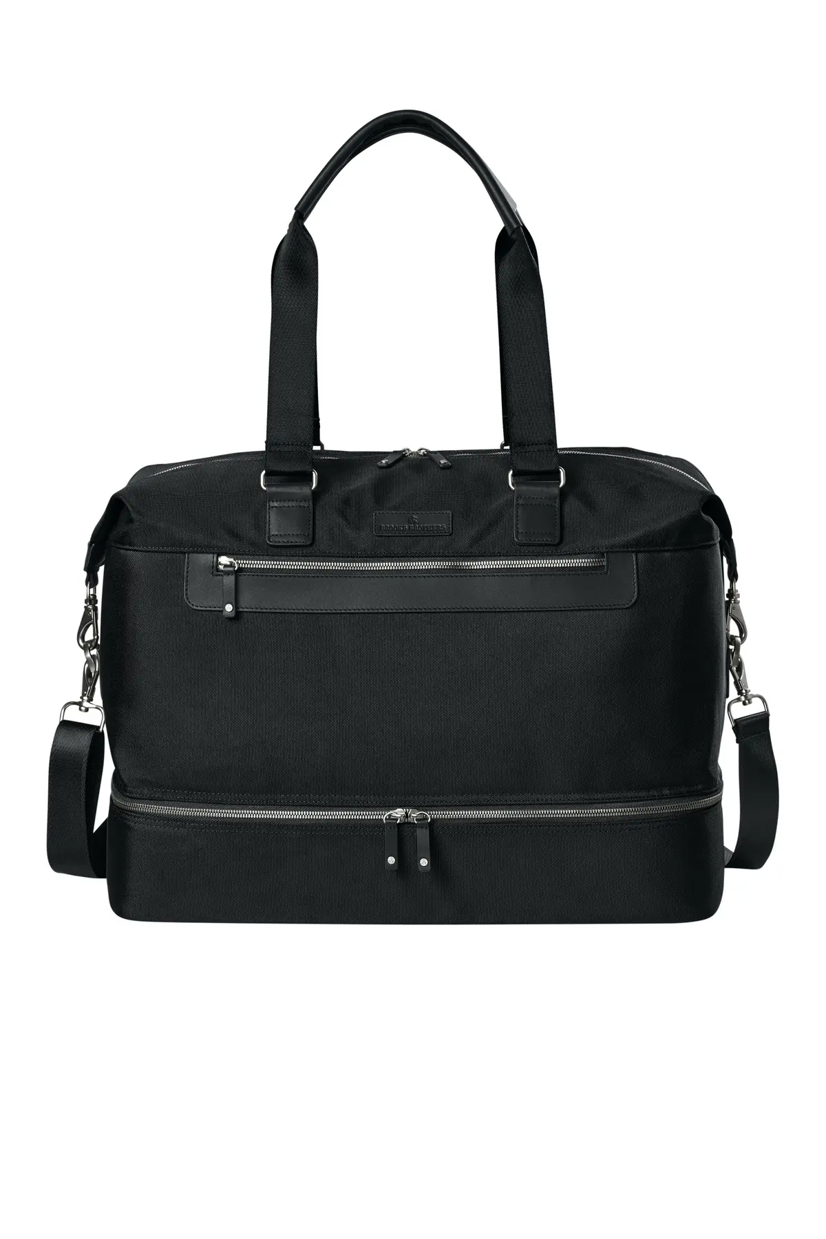 Brooks Brothers Oxford Weekender in Deep Black