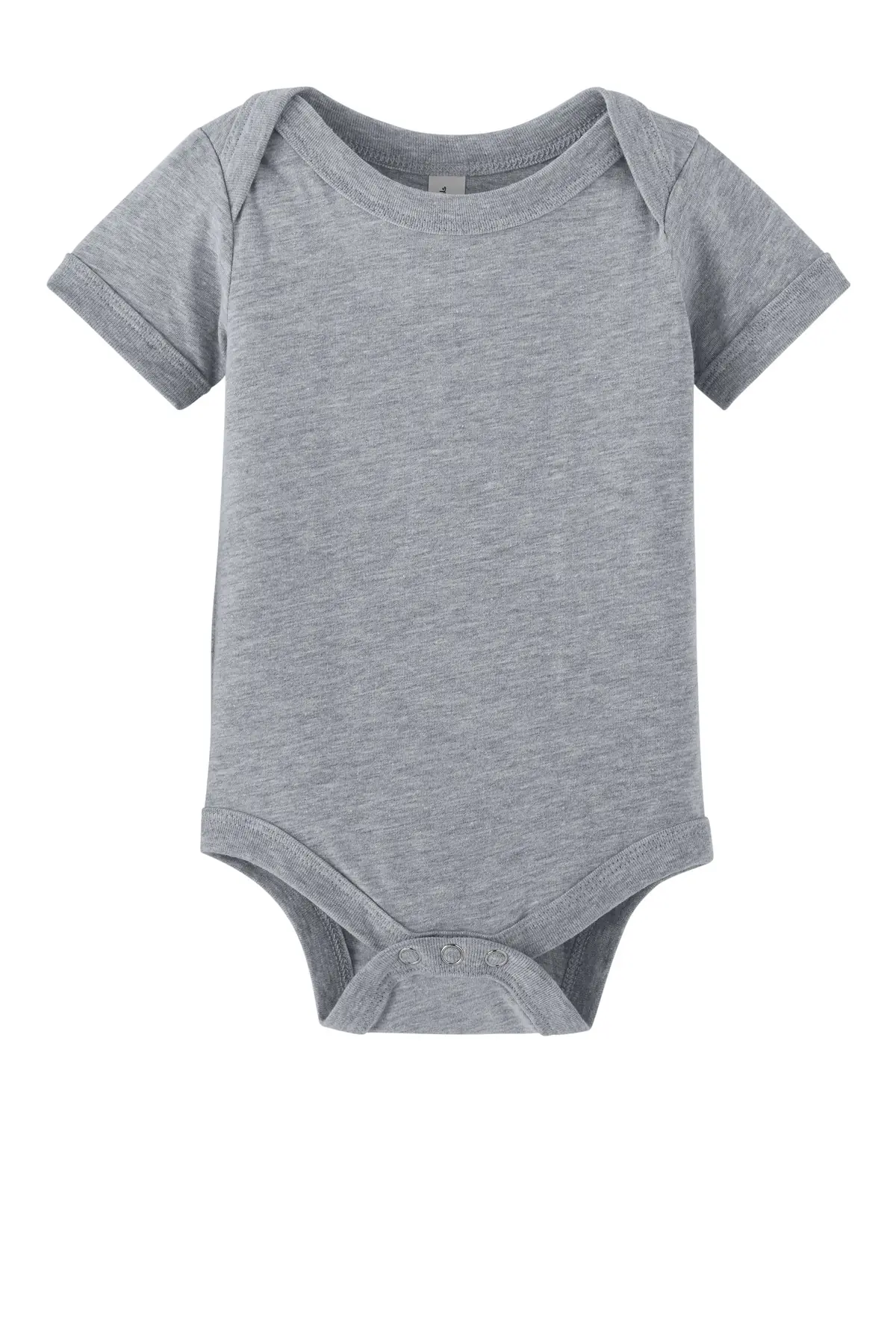 Bella + Canvas BELLA+CANVAS Infant Jersey Short Sleeve One Piece in Athletic Heather