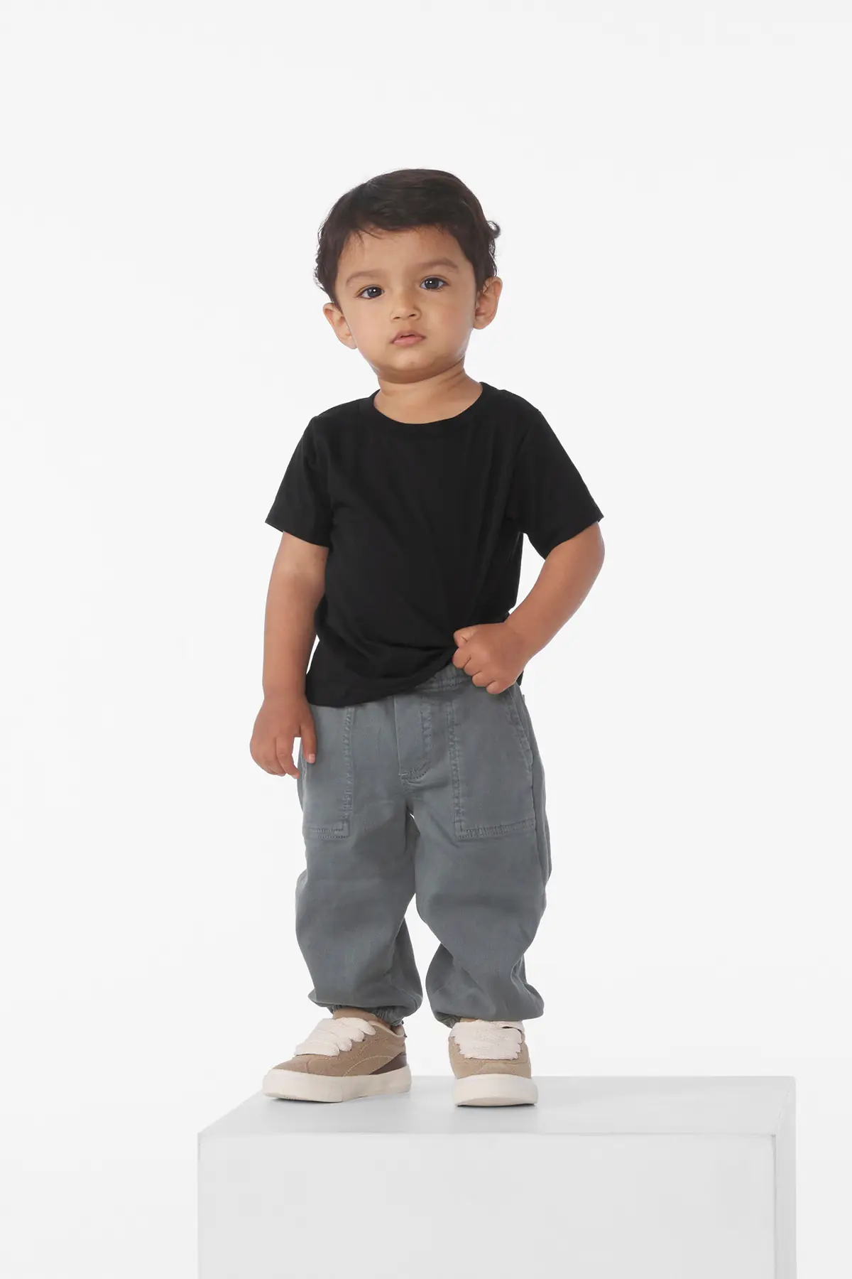 Bella + Canvas BELLA+CANVAS Infant Jersey Short Sleeve Tee in Black
