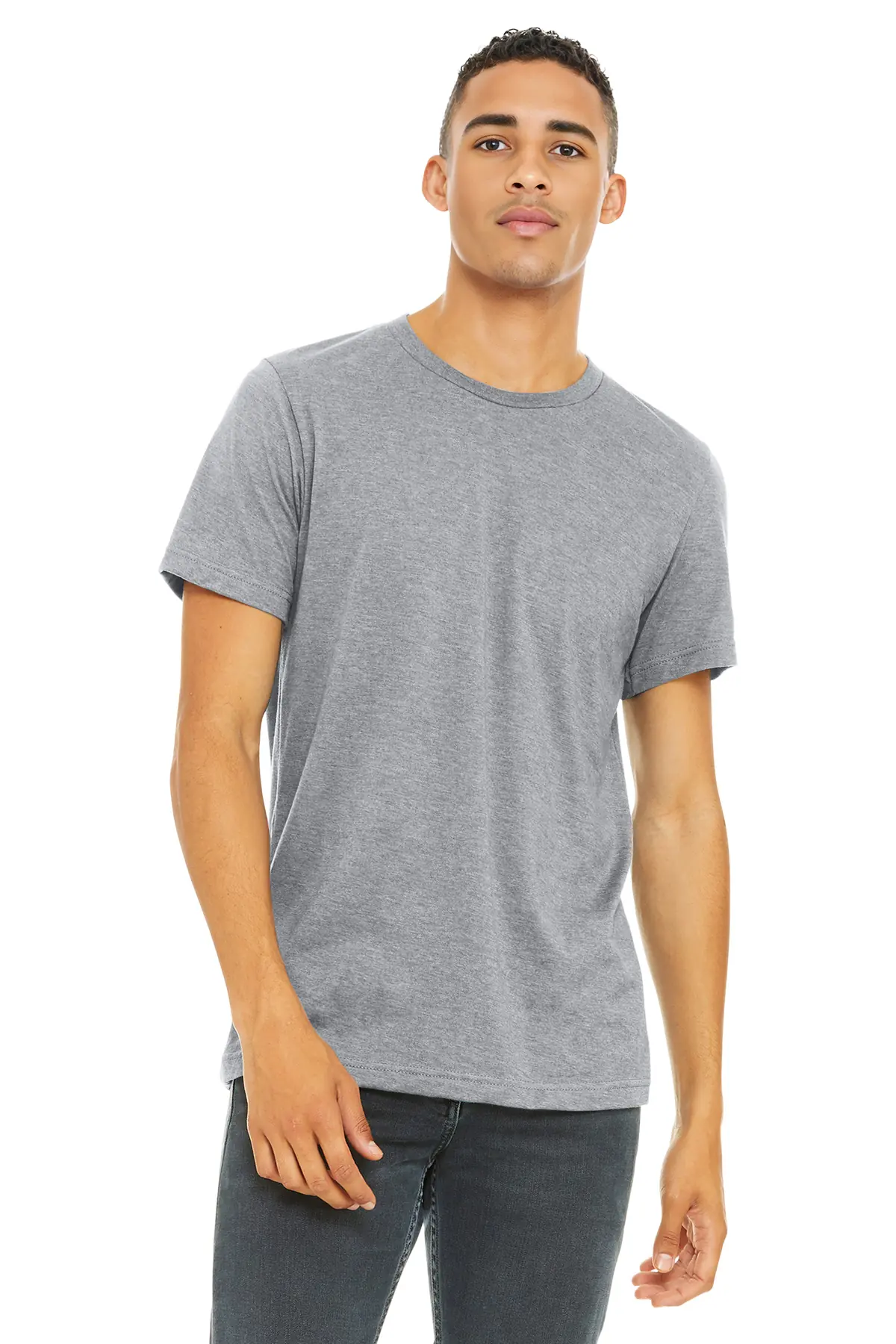Bella + Canvas BELLA+CANVAS Unisex Heather CVC Short Sleeve Tee.