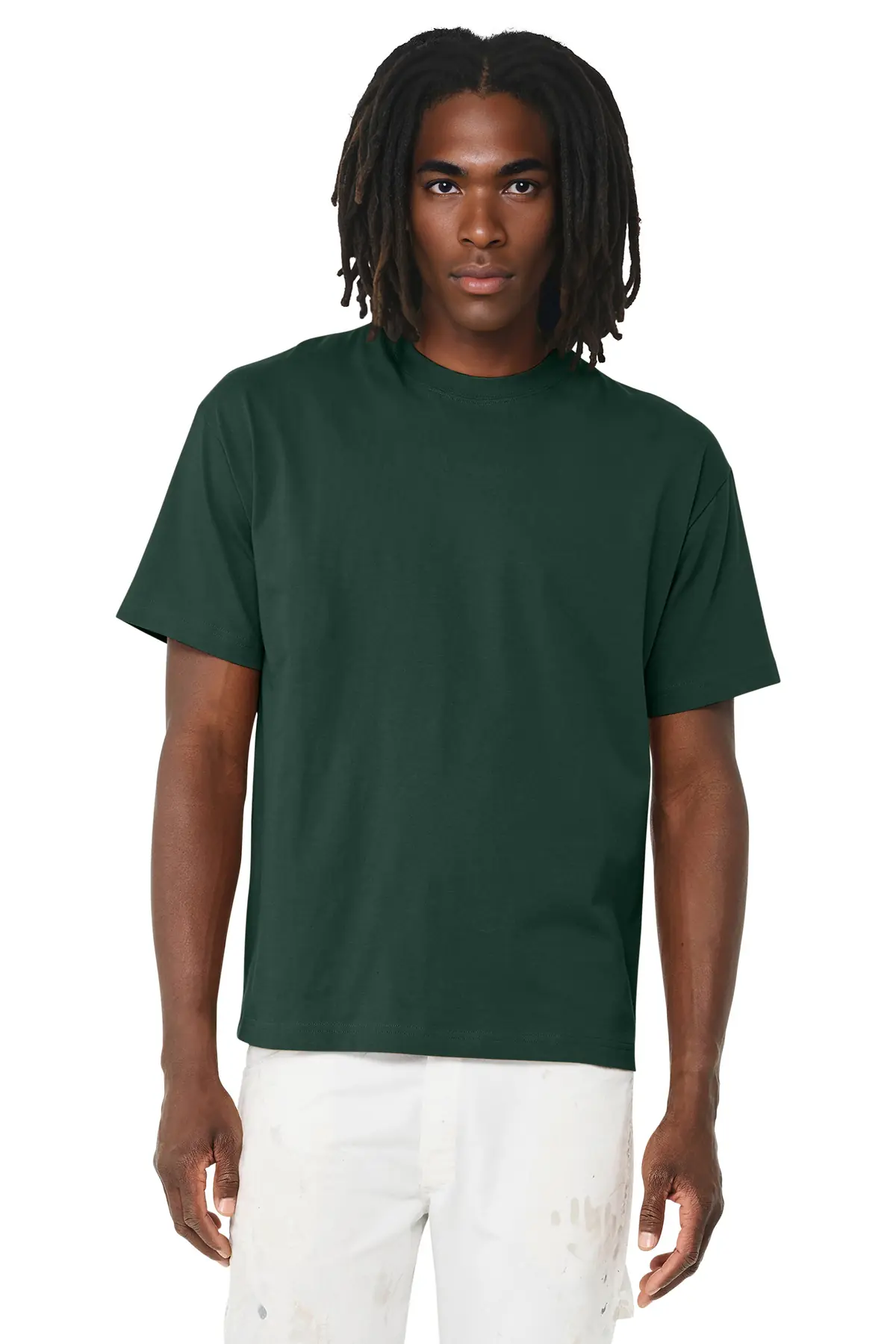 Bella + Canvas BELLA+CANVAS Unisex 6-Ounce Heavyweight Tee in Forest