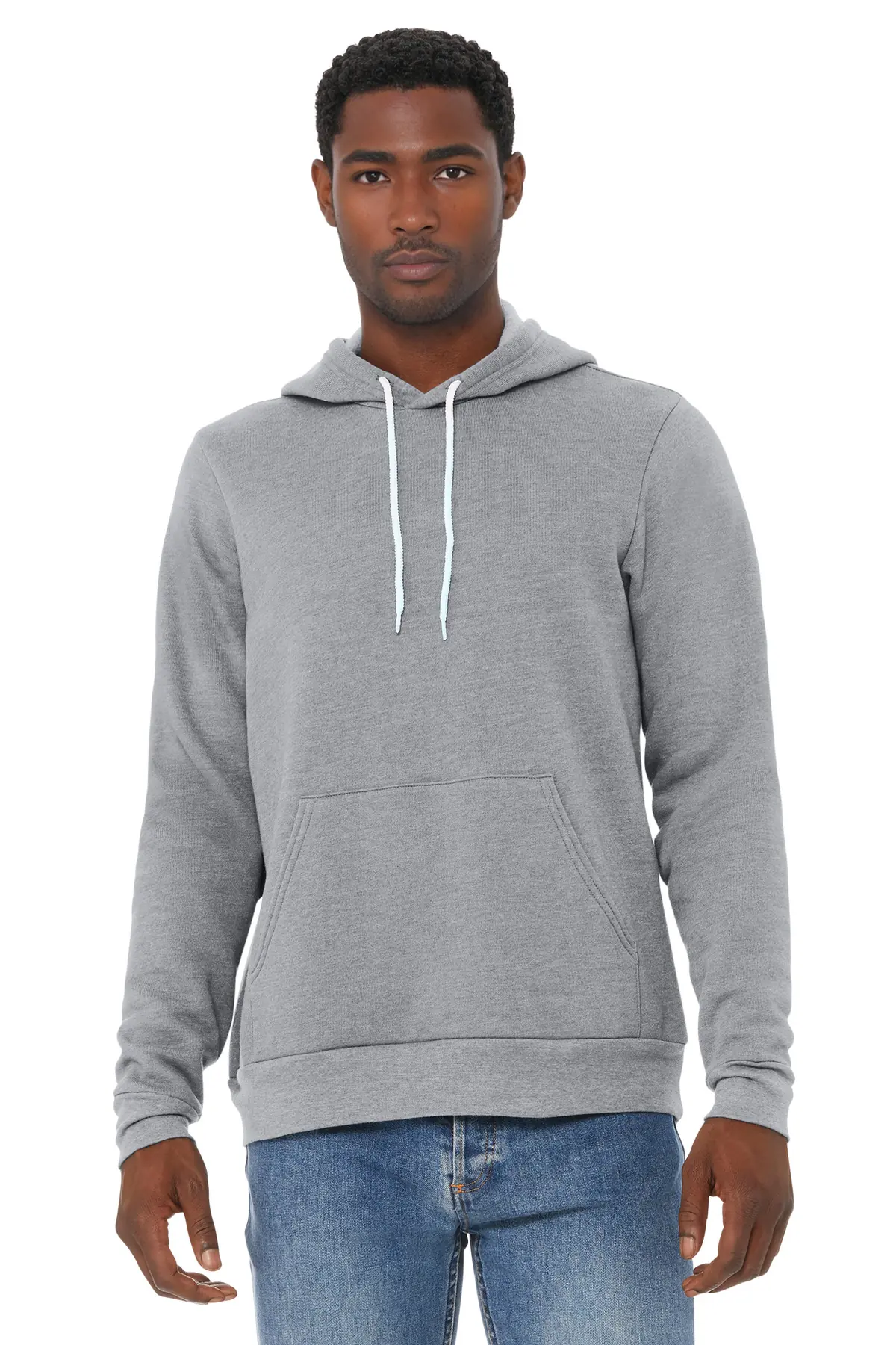 Bella + Canvas BELLA+CANVAS Unisex Sponge Fleece Pullover Hoodie. in Athletic Heather