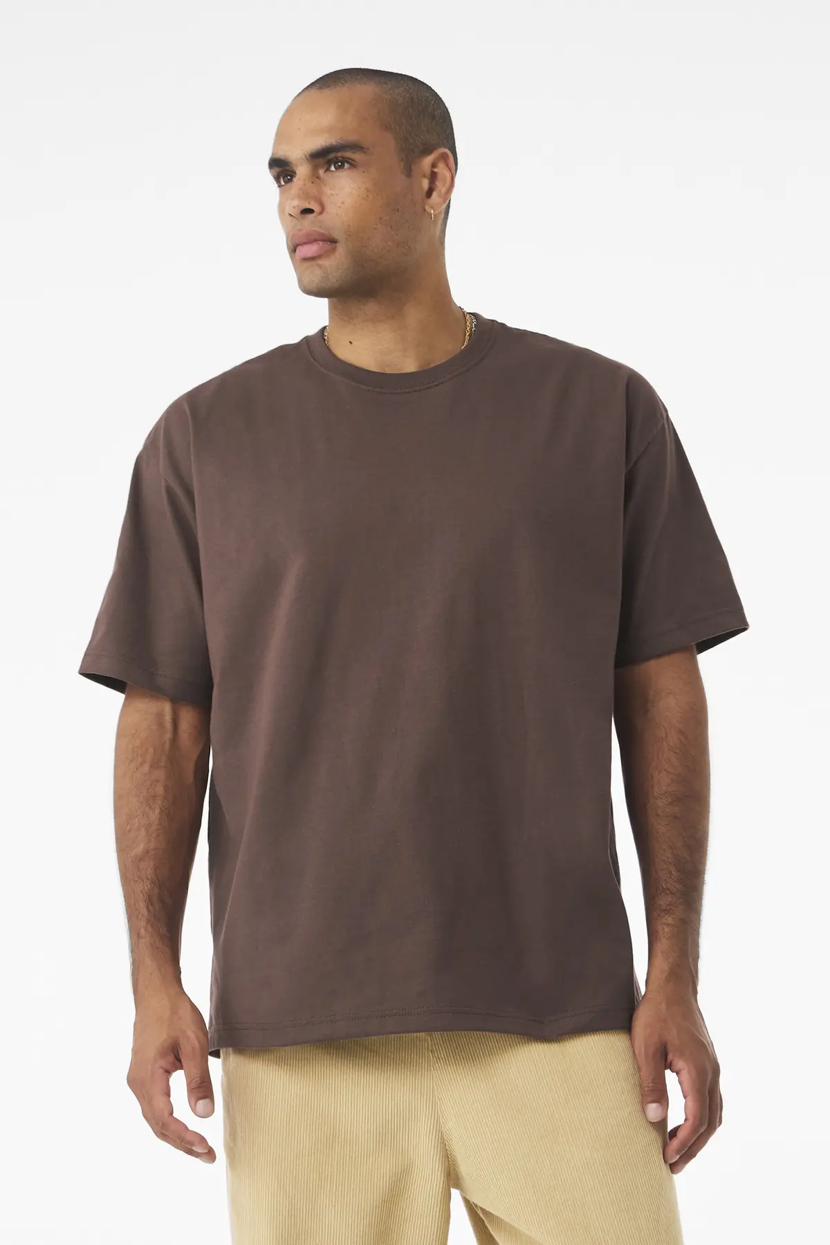 Bella + Canvas BELLA+CANVAS Unisex 7.5-Ounce Heavyweight Tee in Cocoa