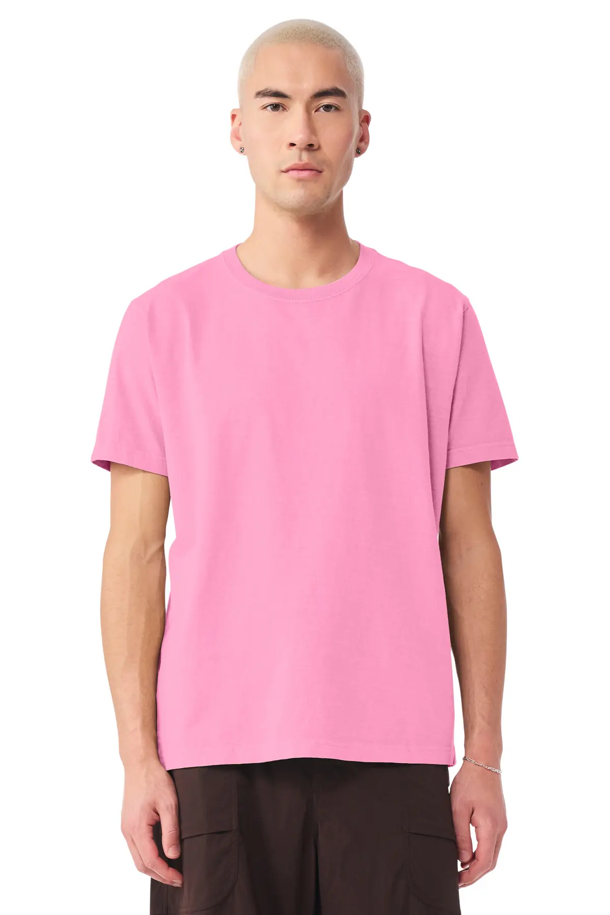 Bella + Canvas BELLA+CANVAS Unisex Heavyweight Garment-Dyed Tee in Bubble Gum