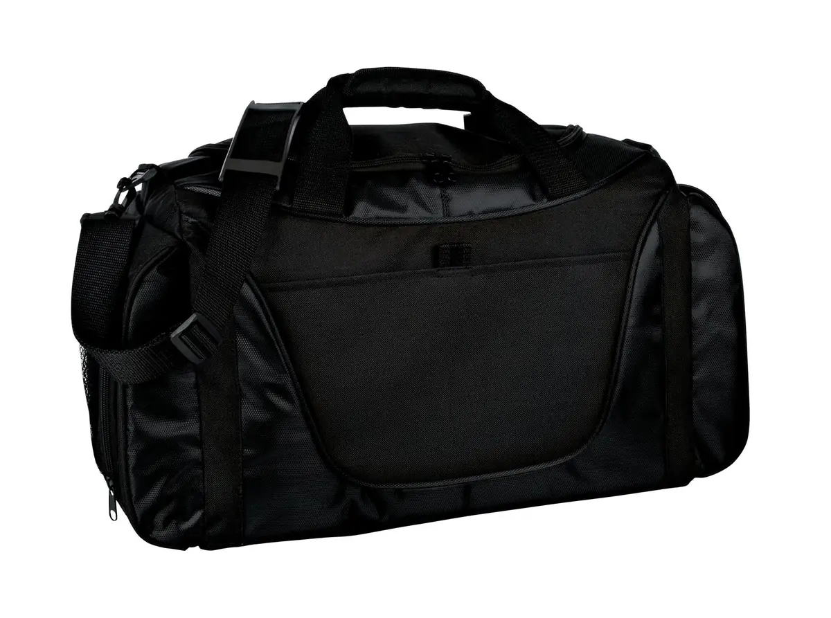 Port Authority Medium Two-Tone Duffel. in Black/ Black