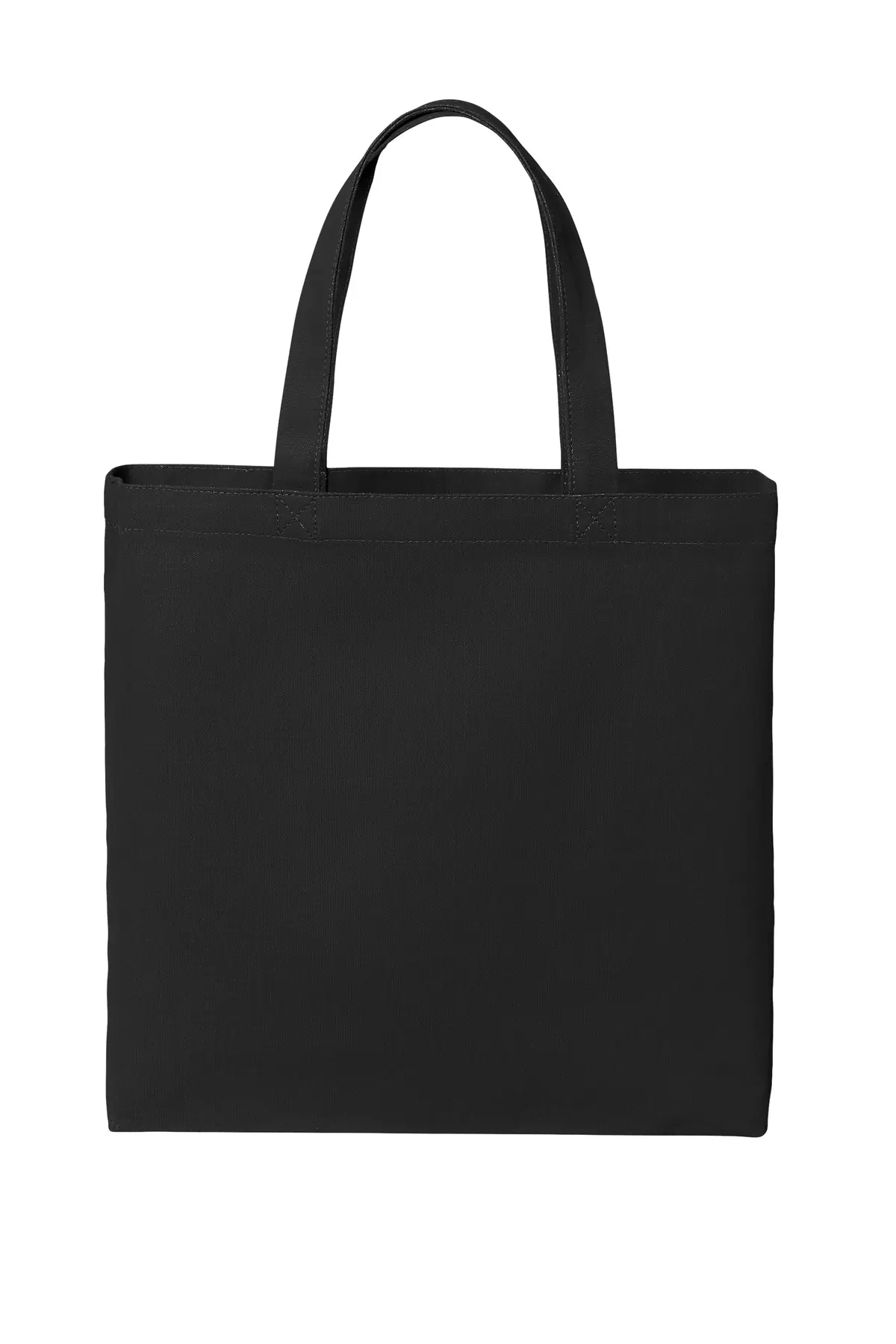 Port Authority Cotton Canvas Tote in Deep Black