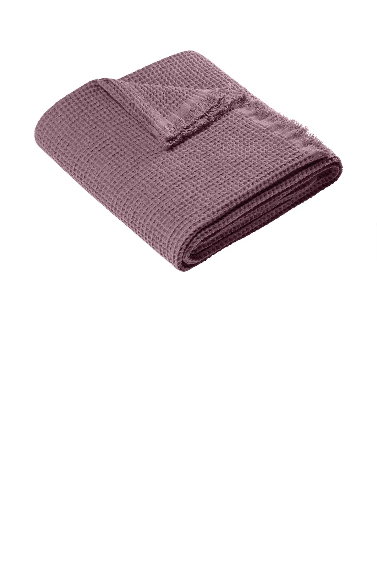 Port Authority Waffle Throw in Dusky Orchid