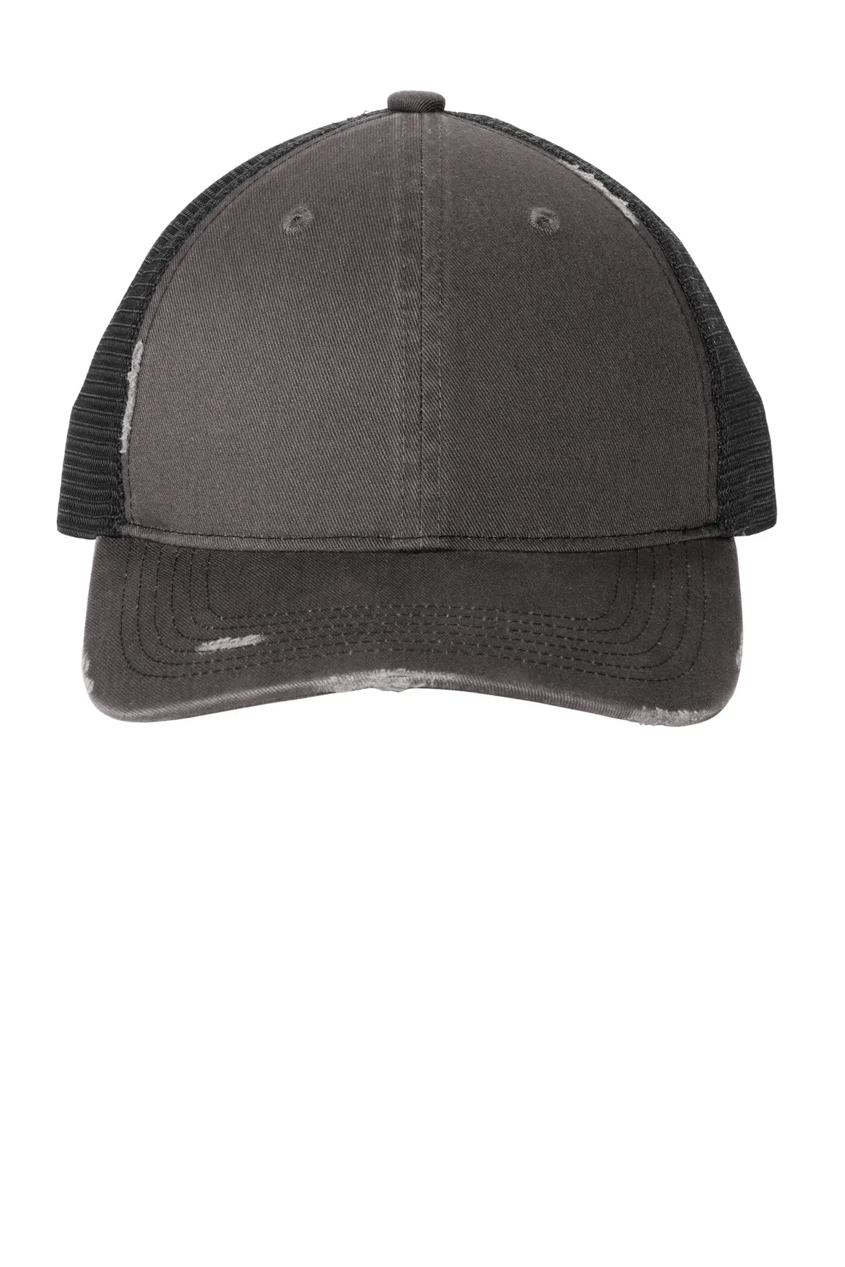 Port Authority Distressed Mesh Back Cap