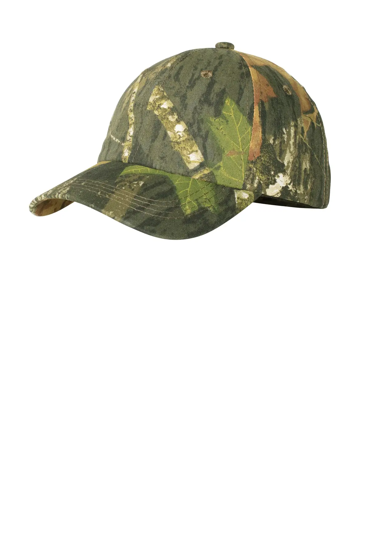 Port Authority Pro Camouflage Series Garment-Washed Cap. in Mossy Oak New Break-Up
