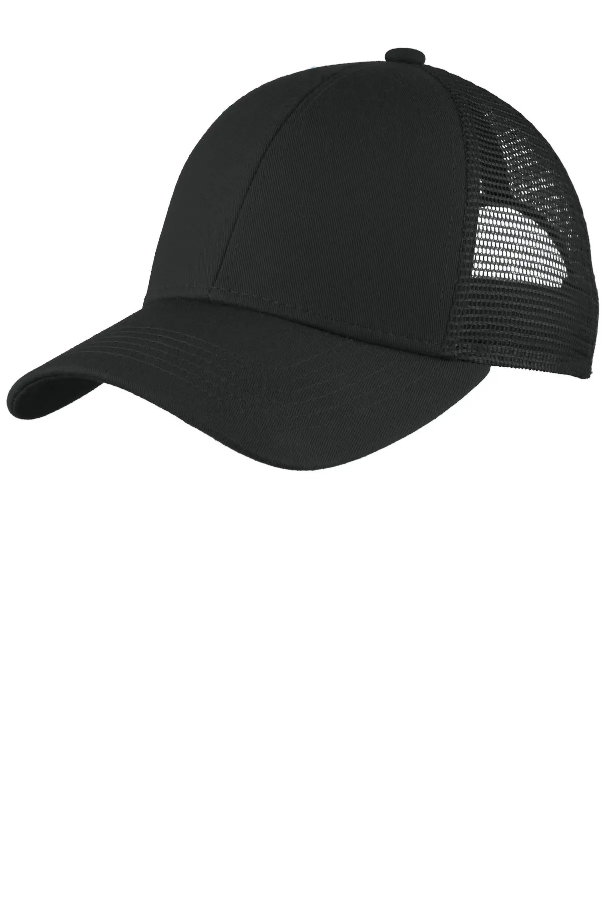 Port Authority Adjustable Mesh Back Cap. in Black